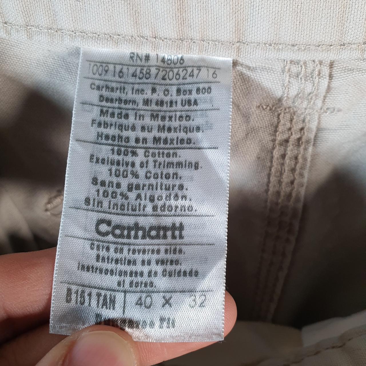 Vintage Carhartt Carpenter Trousers Mens W40 L32 Brown Dungaree Fit Workwear USA
