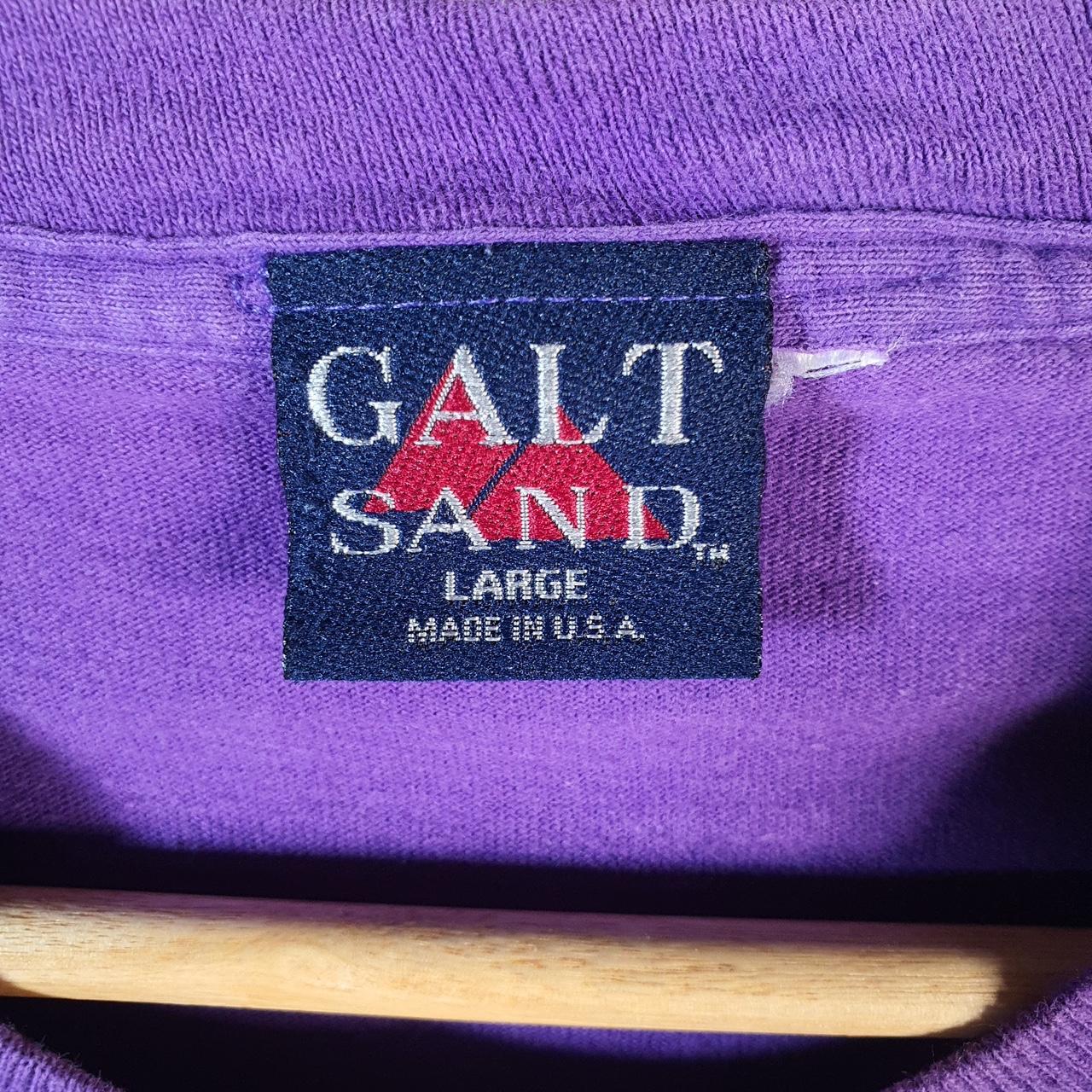 Vintage 1997 Galt Sand Northwestern Wilcats USA Single Stitch T Shirt Men’s Large Purple