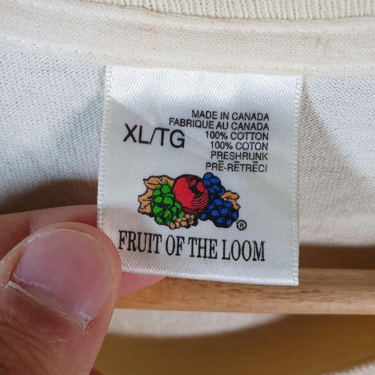 Vintage Fruit of the Loom Shake N Bake Chicken 90s Single Stitch T Shirt Men’s XL Beige