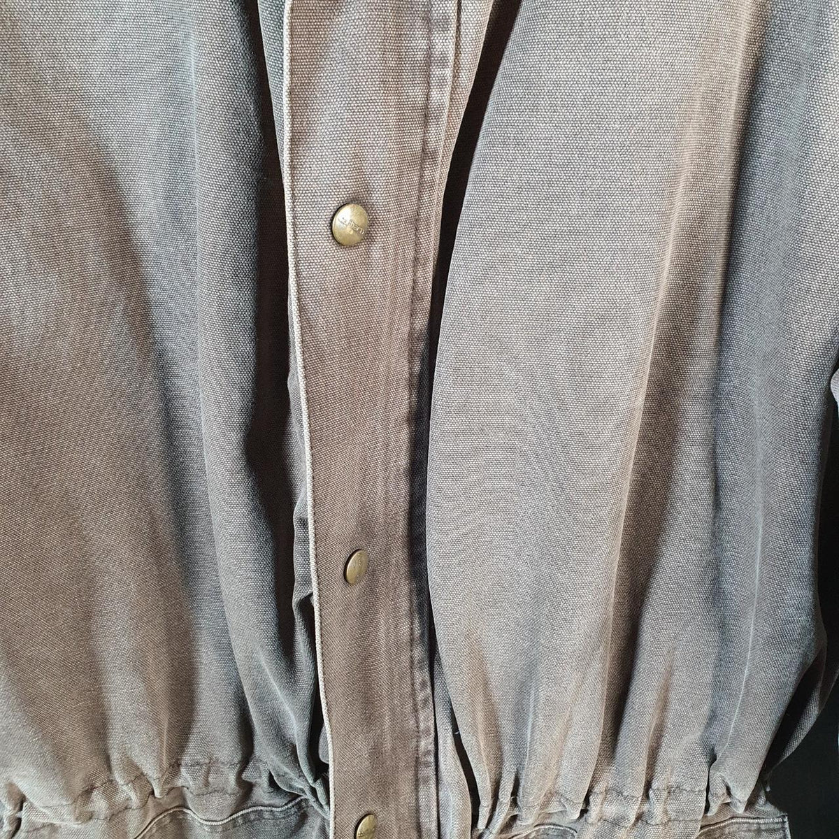 Vintage Carhartt Barn Chore Blanket Lined Jacket Men’s Large Brown Canvas C52 CHT USA Big Fish Vintage