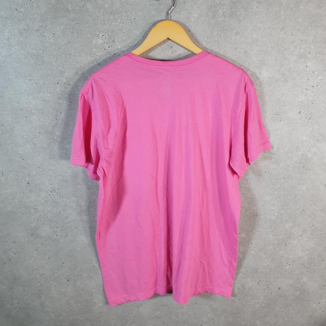 Vintage Ralph Lauren Polo T Shirt Men’s Large Pink Embroidered Classic Fit Pony C8589