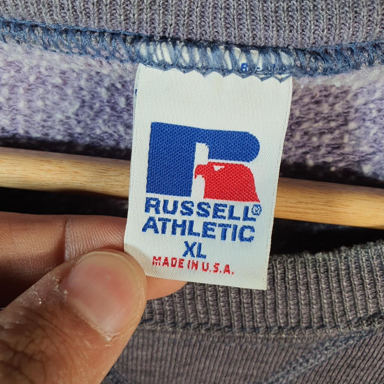 Vintage Russell Athletic Made in USA Sweatshirt Men’s XL Lilac Baggy Blank