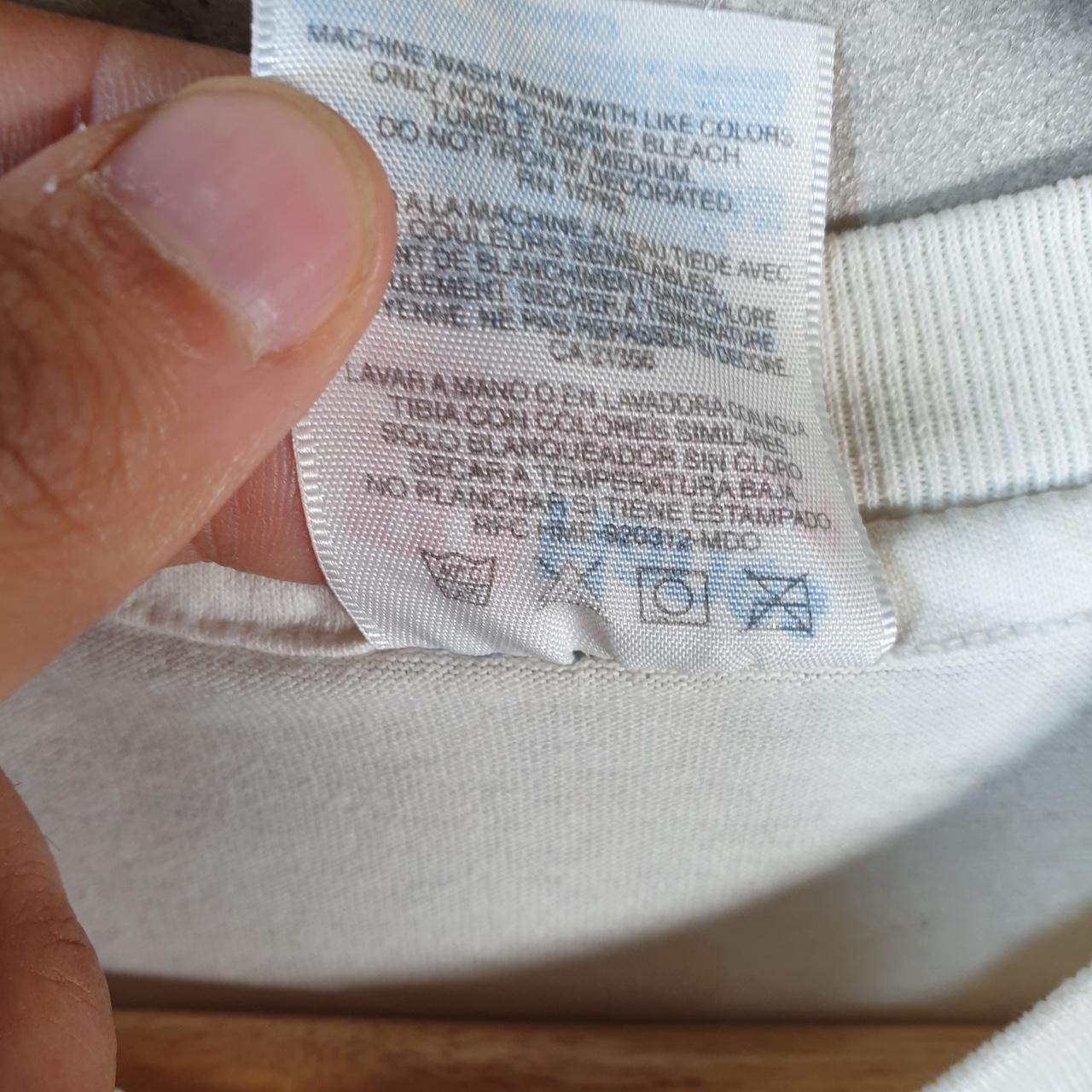 Vintage Hanes 1995 Wyoming USA Single Stitch T Shirt Men’s Medium White