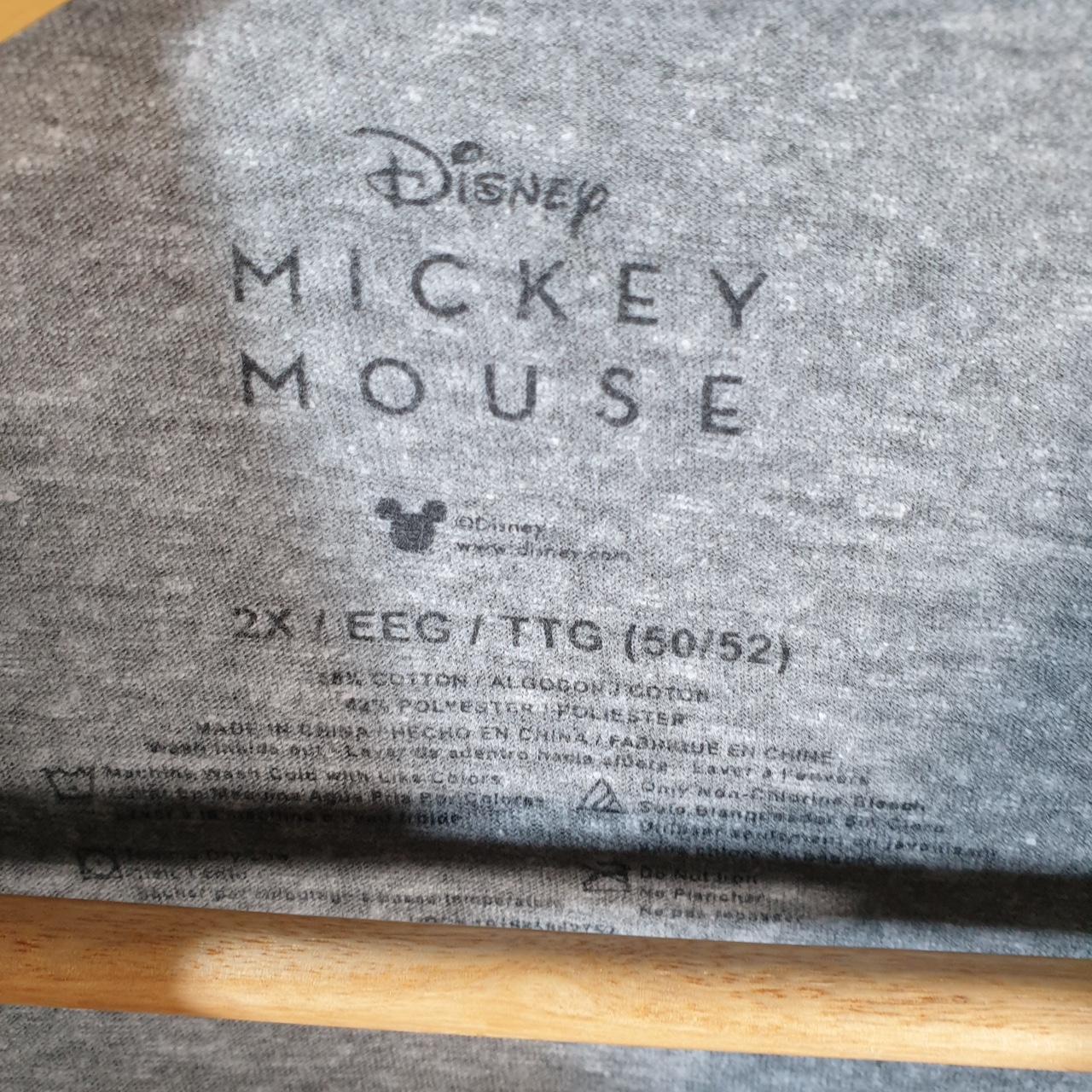 Vintage Disney Land Mickey Mouse T Shirt Men’s 2XL Grey Graphic Cartoon