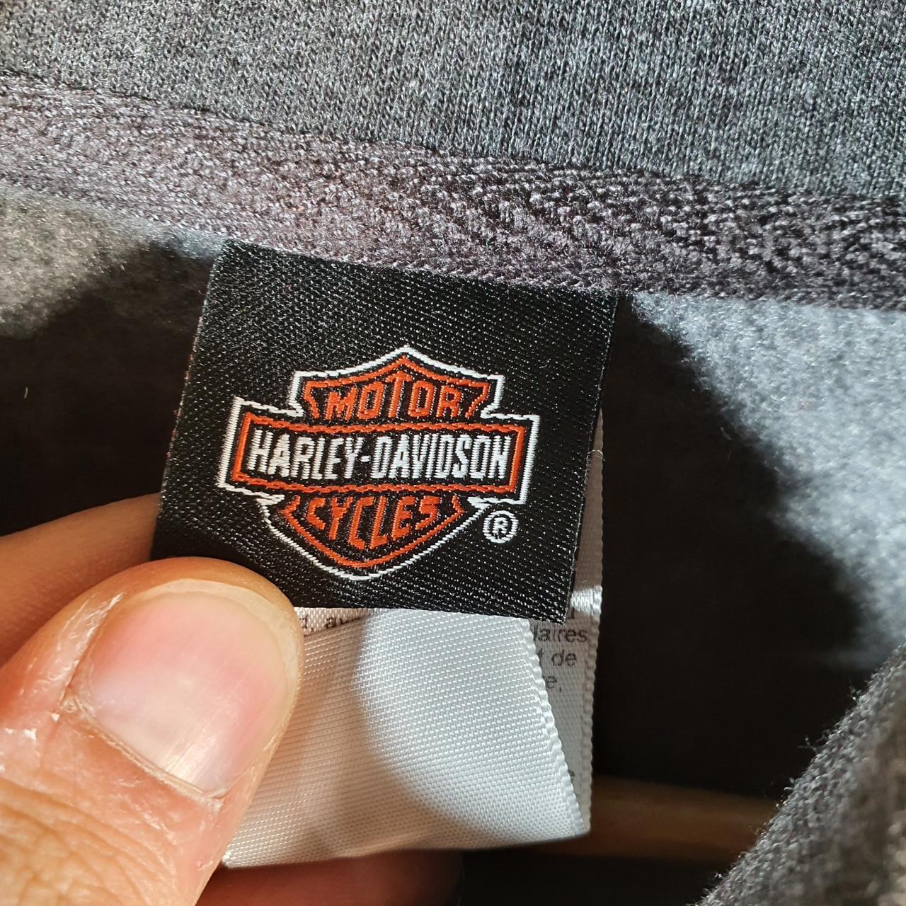 Vintage Harley Davidson 2019 Cleveland Ohio Sweatshirt Mens Large Grey Full Zip USA