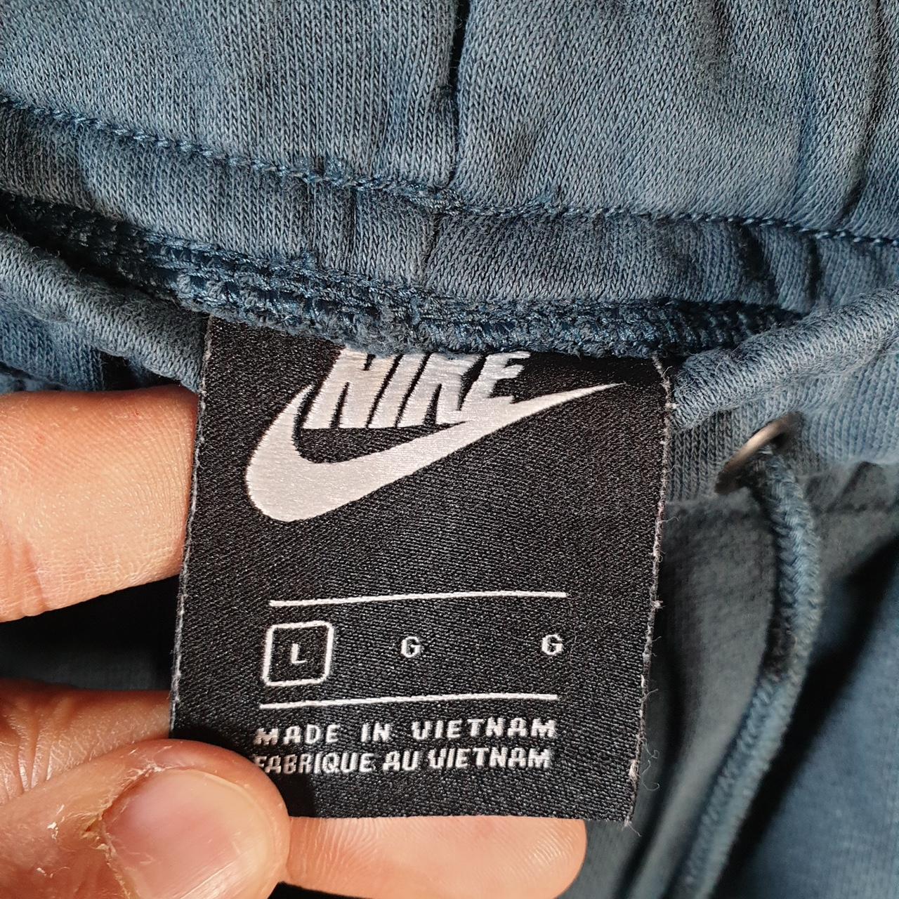 Vintage Nike Club Sweatpant Joggers Mens Large Navy Blue Swoosh Sports Tracksuit - Big Fish Vintage