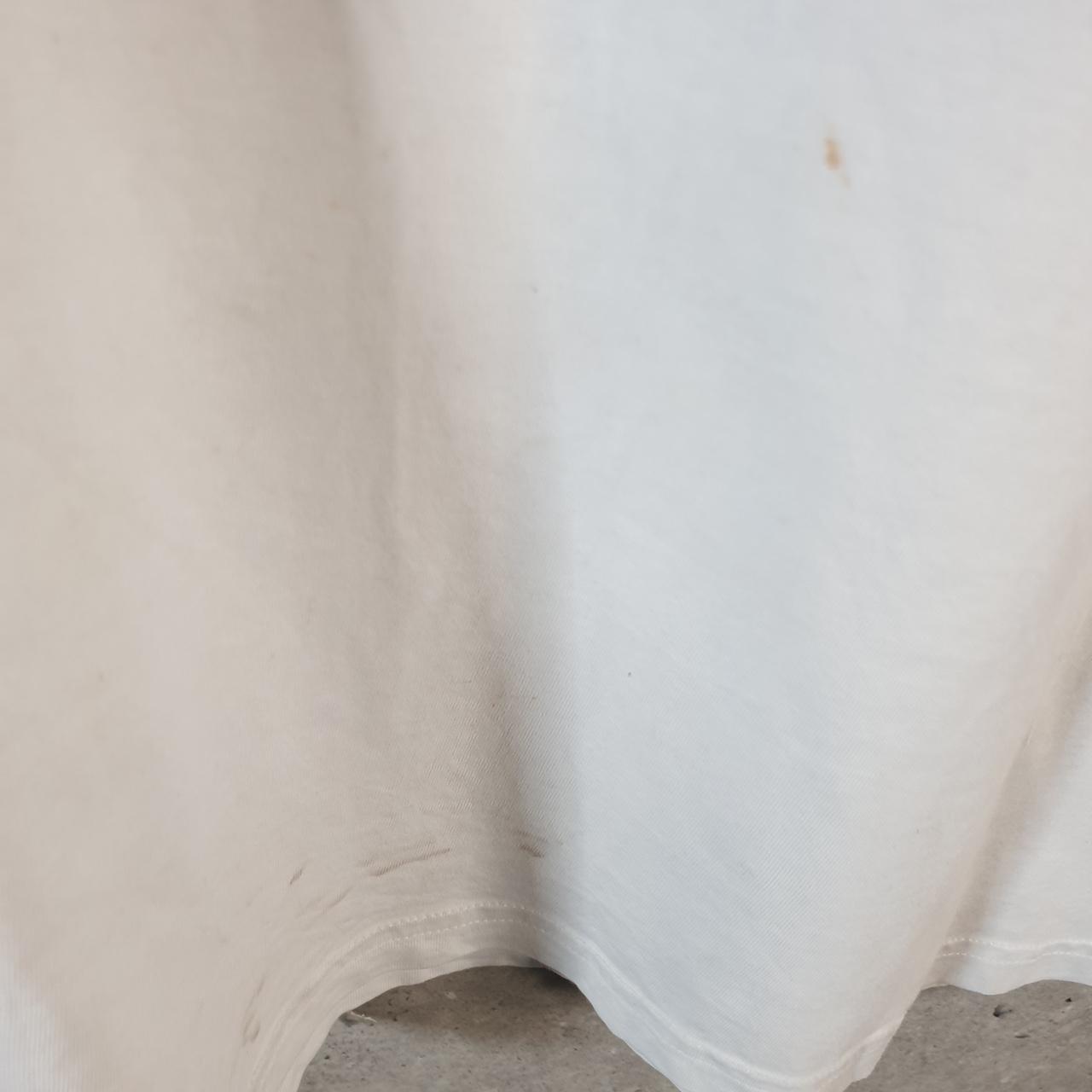 Vintage Calvin Klein Graphic T Shirt Men’s Medium White Regular Fit Spellout Logo