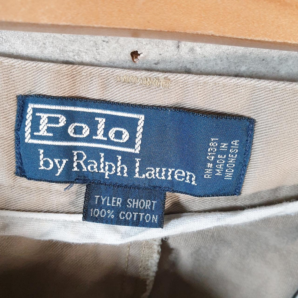Vintage Ralph Lauren Polo Shorts Jorts Chino Cargo Men’s W38 Brown Baggy Cotton A4601