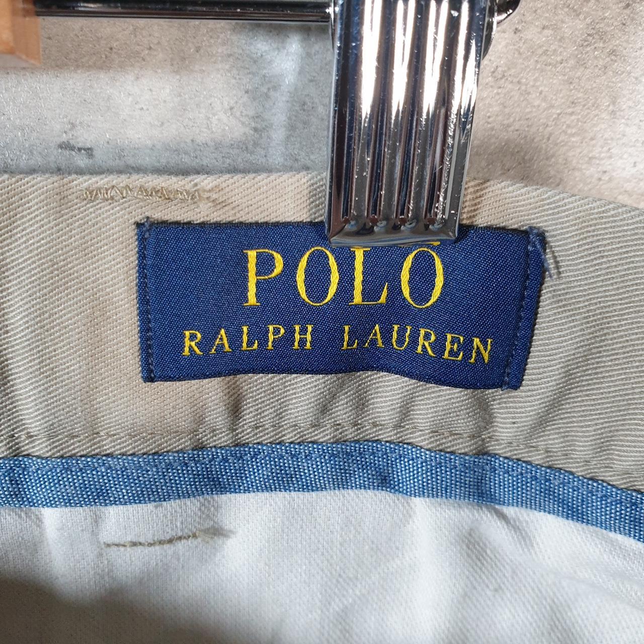 Vintage Ralph Lauren Polo Shorts Jorts Chino Cargo Men’s W38 Brown Baggy Cotton