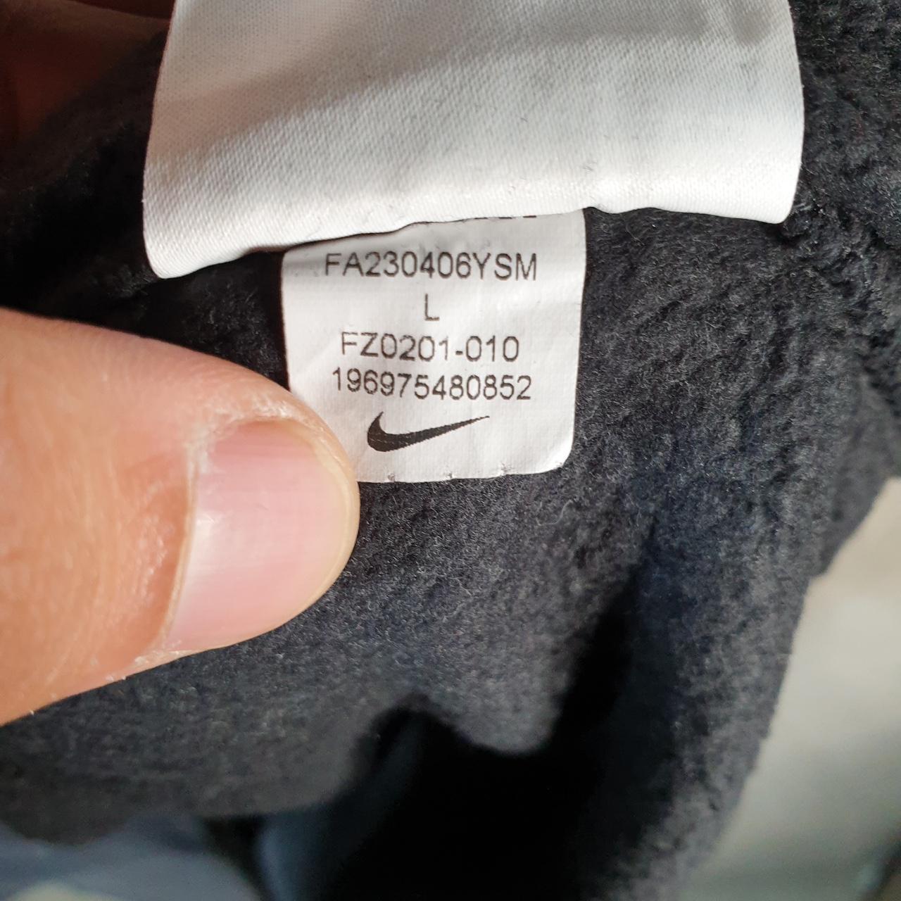 Vintage Nike Club Embroidered Hoodie Men’s Large Black Swoosh Y2K Pullover