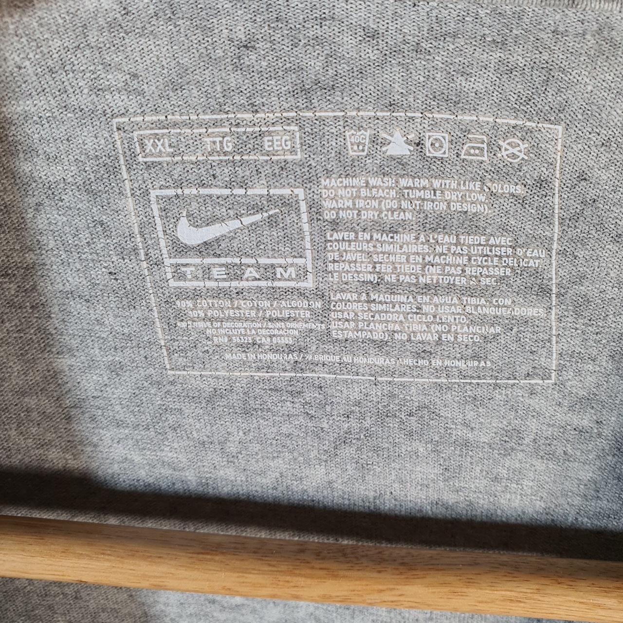 Vintage Nike Team 2009 Alabama Crimson Tide T Shirt Men’s 2XL Grey Swoosh Athletic