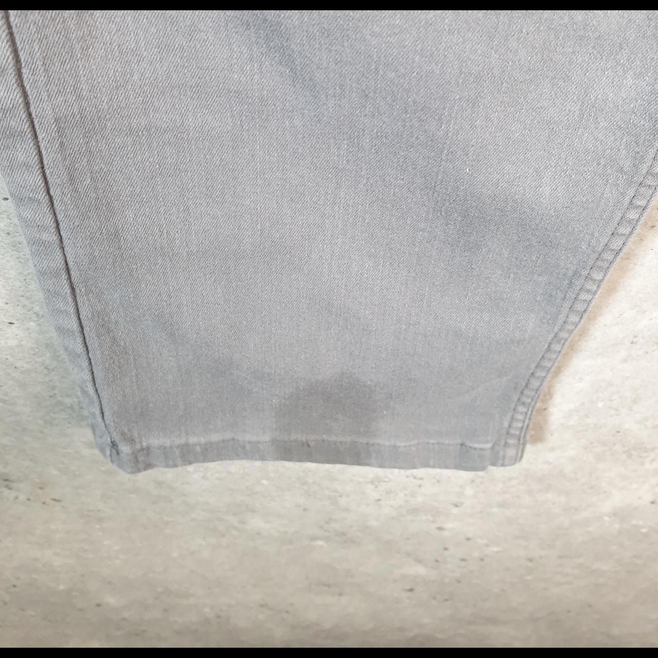 Vintage Calvin Klein Y2K Embroidered Jeans Mens W36 L27 Grey Hip Hop Pattern Pocket Big Fish Vintage