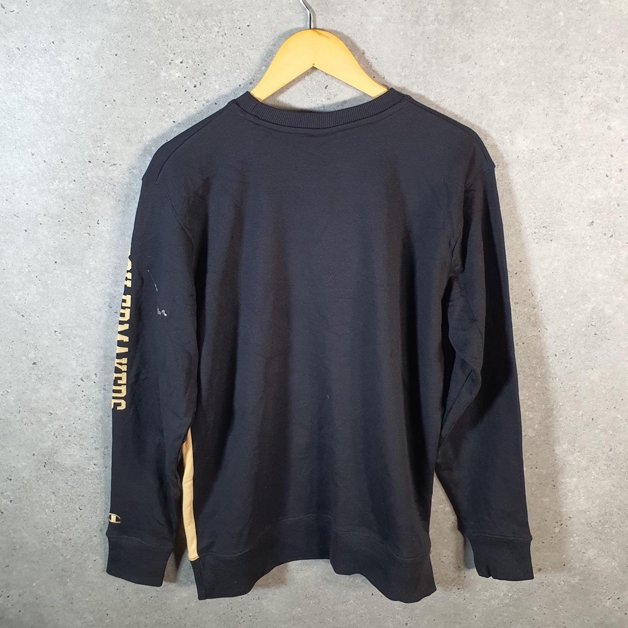 Vintage Champion Purdue Boilermakers Sweatshirt Mens Medium Black USA Embroidered