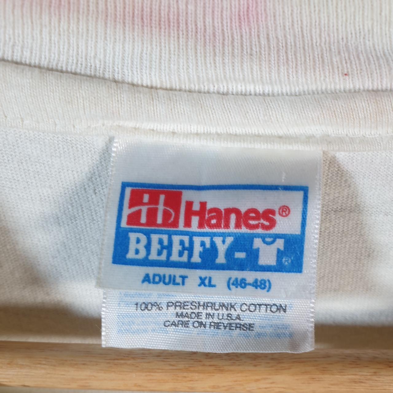 Vintage Hanes Bullard Lance 90s USA Single Stitch T Shirt Men’s XL White
