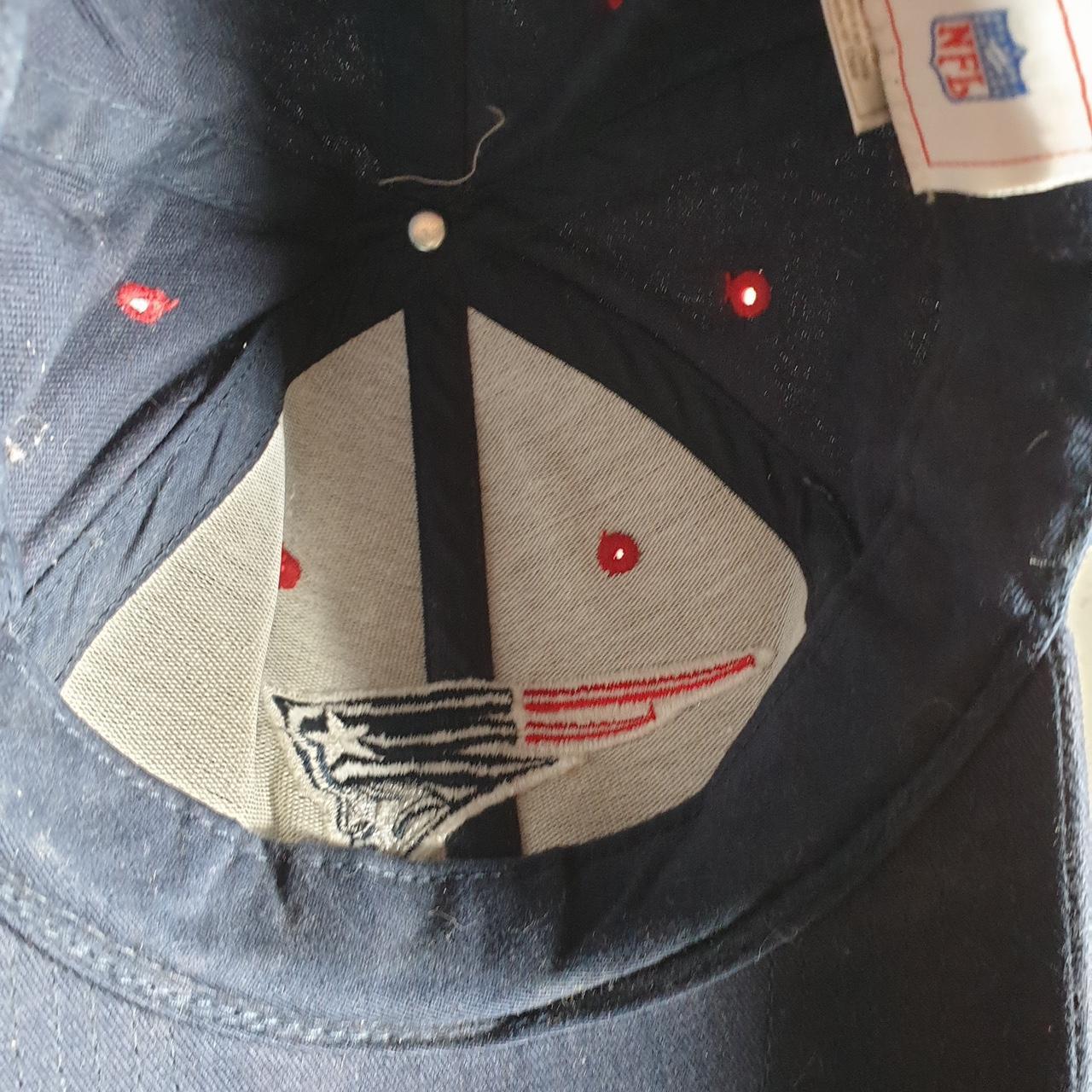 Vintage NFL New England Patriots Cap Men’s USA Spellout Athletic C8540