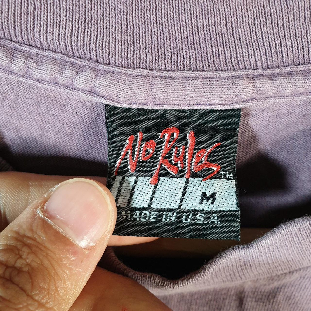Vintage No Rules It’s Cool Y2K Graphic 90s Single Stitch T Shirt Men’s XS Purple