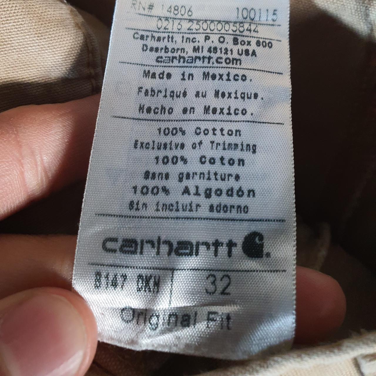 Vintage Carhartt Baggy Carpenter Shorts Jorts Cargo Men’s W32 Brown Original Fit Workwear Big Fish Vintage