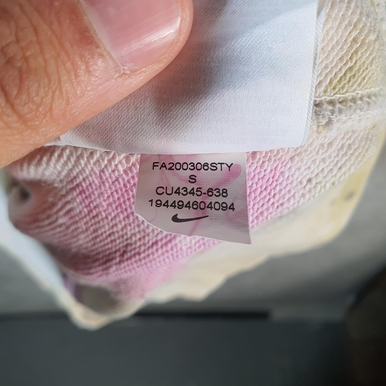 Vintage Nike Club Spellout Hoodie Men’s Small Tie Dye Swoosh Y2K Pullover