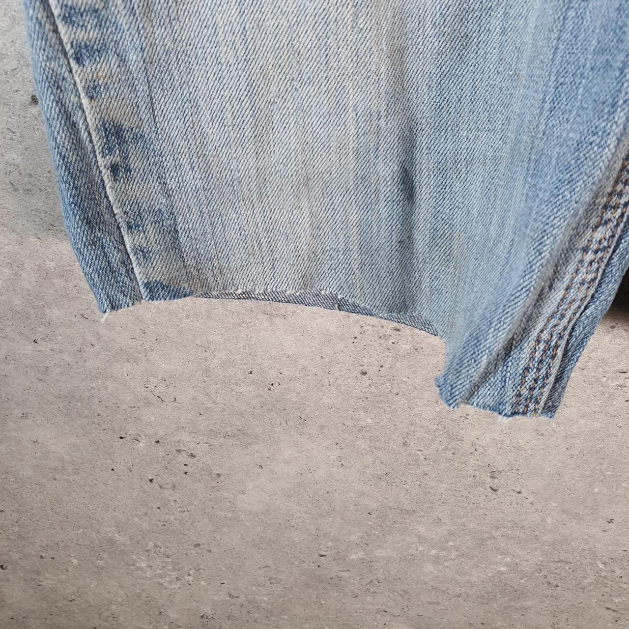 Vintage Carhartt Baggy Carpenter Shorts Jorts Cargo Womens W28 Blue Relaxed Fit Workwear A4863