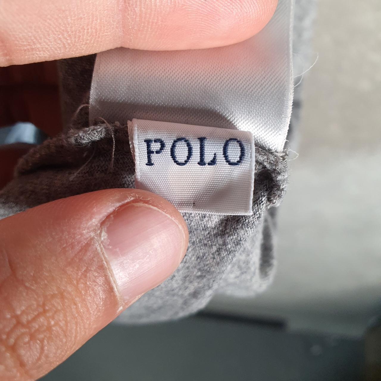 Vintage Ralph Lauren Polo Bear T Shirt Men’s XL Grey Classic Fit Pony