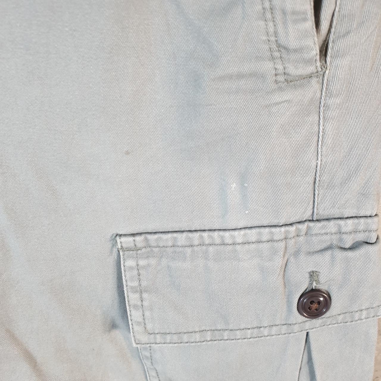 Vintage Dockers Chino Shorts Jorts Cargo Men’s W34 Grey Baggy Cotton A4316