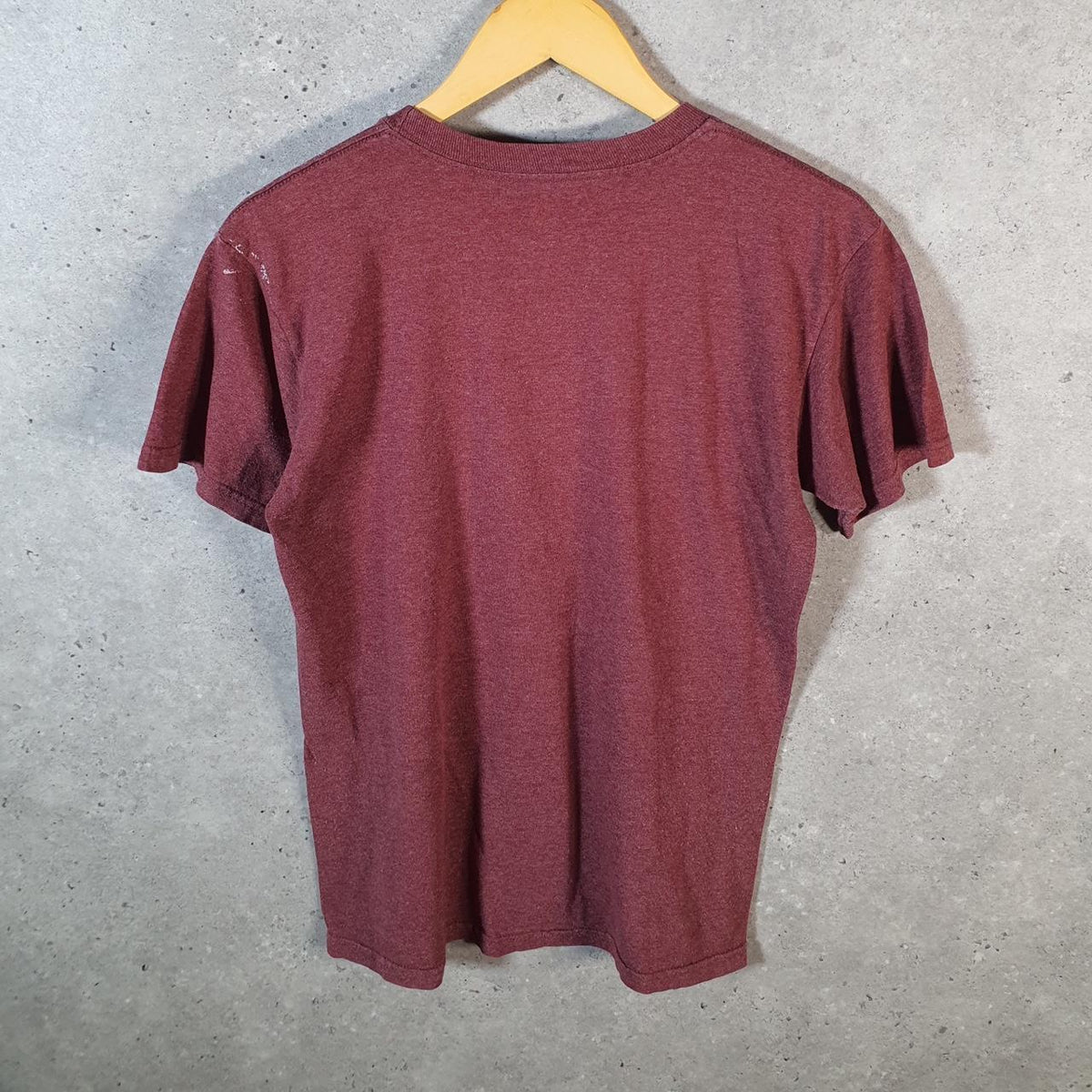 Vintage Vans Off the Wall Spellout T Shirt Men’s Small Burgundy Classic Fit Casual