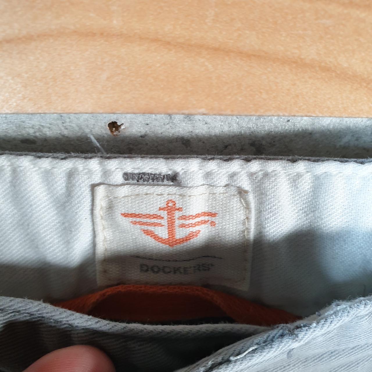 Vintage Dockers Chino Shorts Jorts Cargo Men’s W36 Grey Baggy Cotton A4289