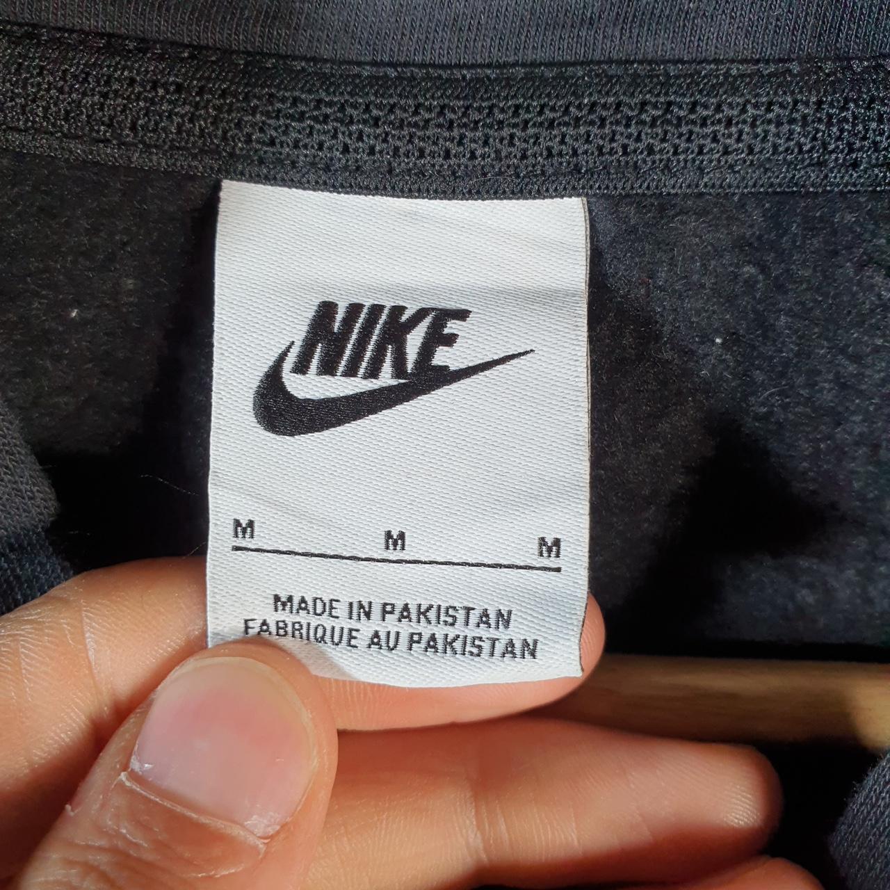 Vintage Nike Baseball GCA Hoodie Mens Medium Black Swoosh Y2K Pullover Logo