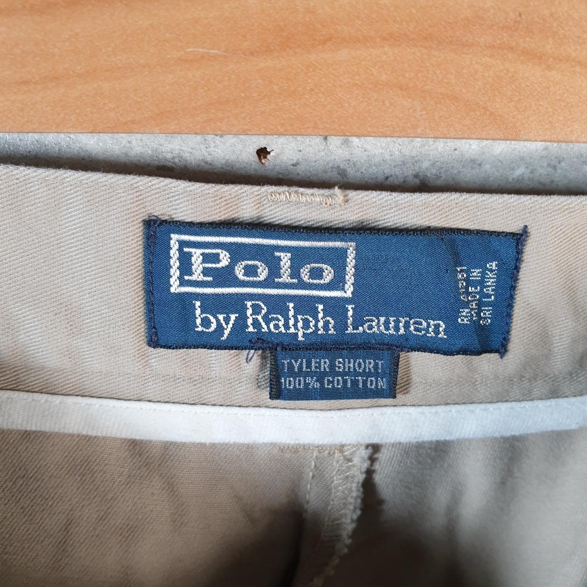 Vintage Ralph Lauren Polo Shorts Jorts Chino Cargo Men’s W40 Brown Baggy Cotton A4364