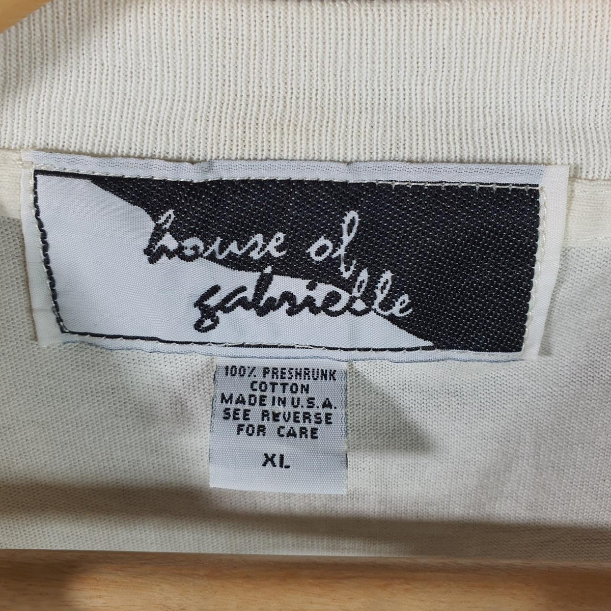 Vintage House Of Gabrielle Born To Spend Las Vegas 90s USA Single Stitch T Shirt Men’s XL White