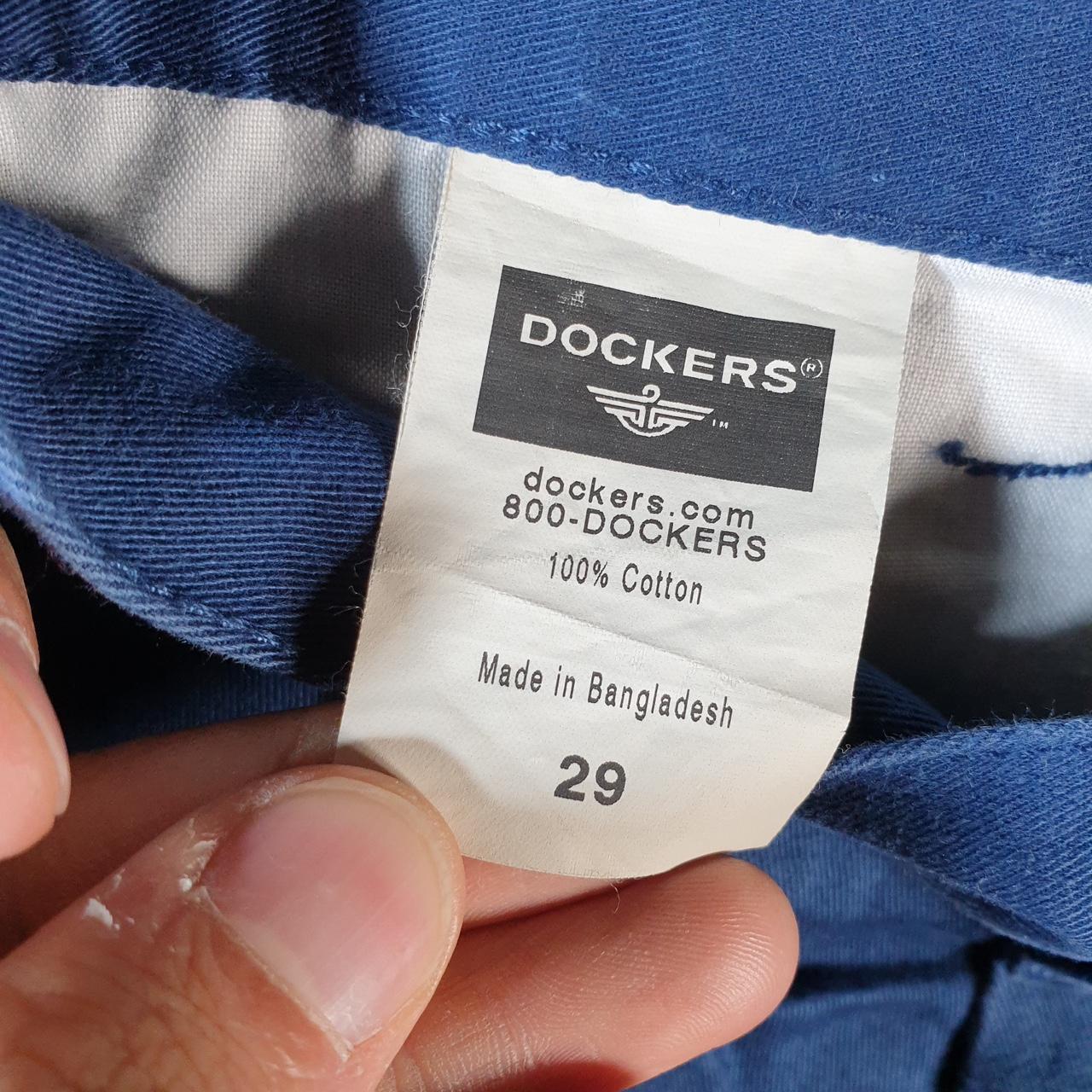 Vintage Dockers Chino Shorts Jorts Cargo Men’s W29 Blue Baggy Cotton