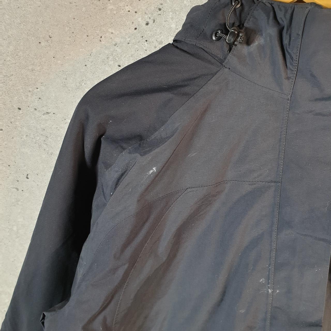 Vintage L.L. Bean Primaloft Nylon Jacket Womens XL Black Hooded Waterproof