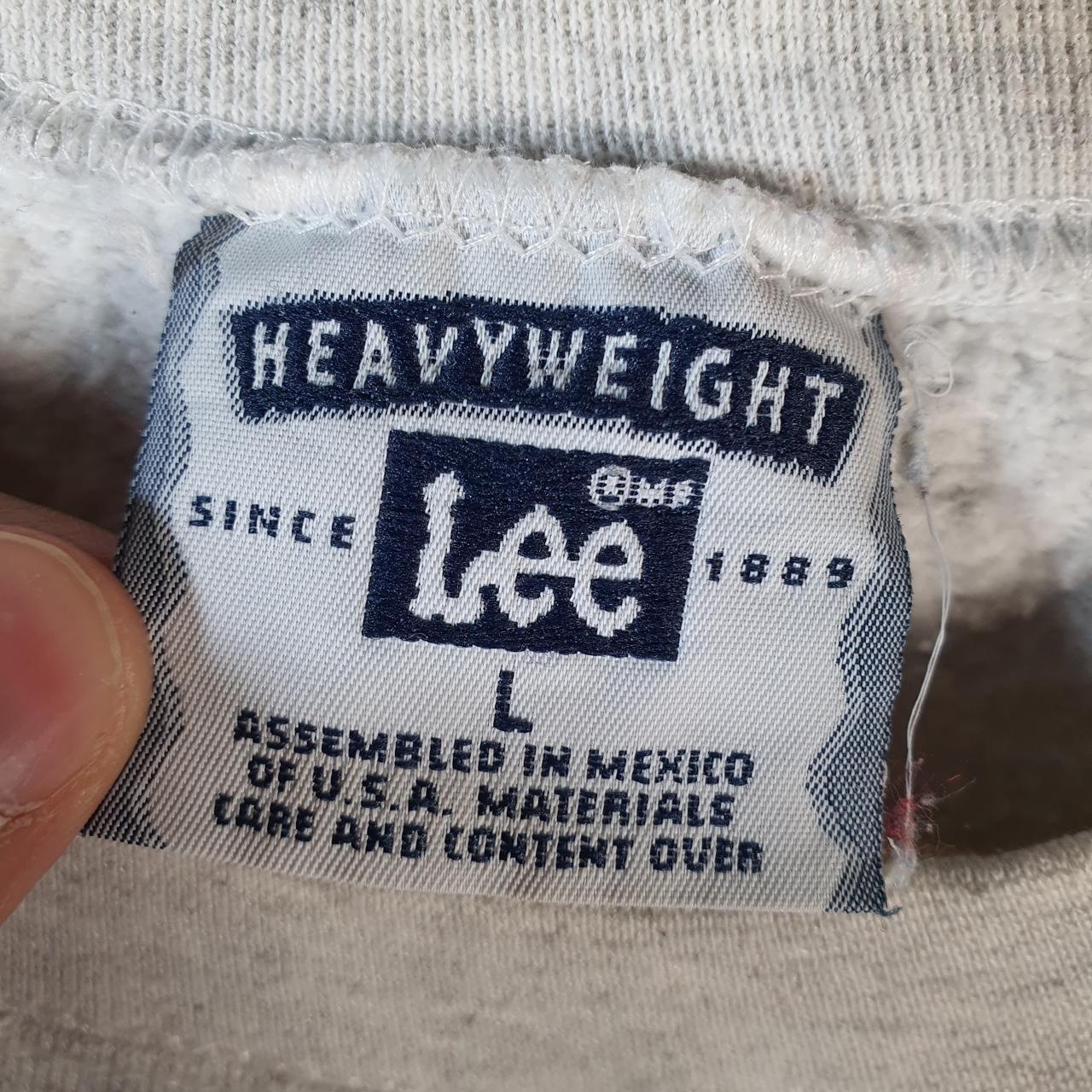 Vintage Lee Heavyweight Sweatshirt Men’s XL Grey Lottery Tri State New Hampshire