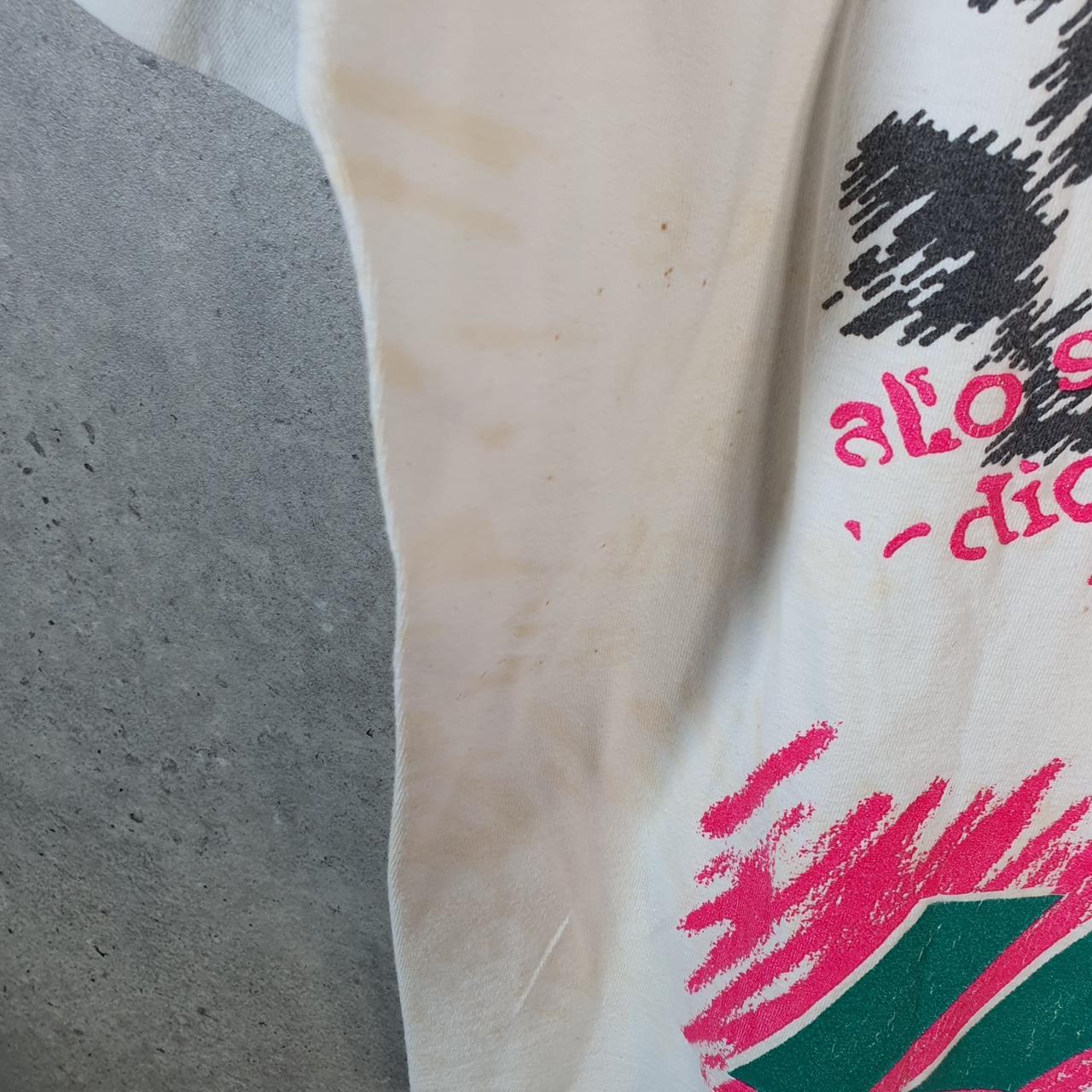 Vintage The Body Co Graphic Spellout 90s USA Single Stitch T Shirt Men’s Small White