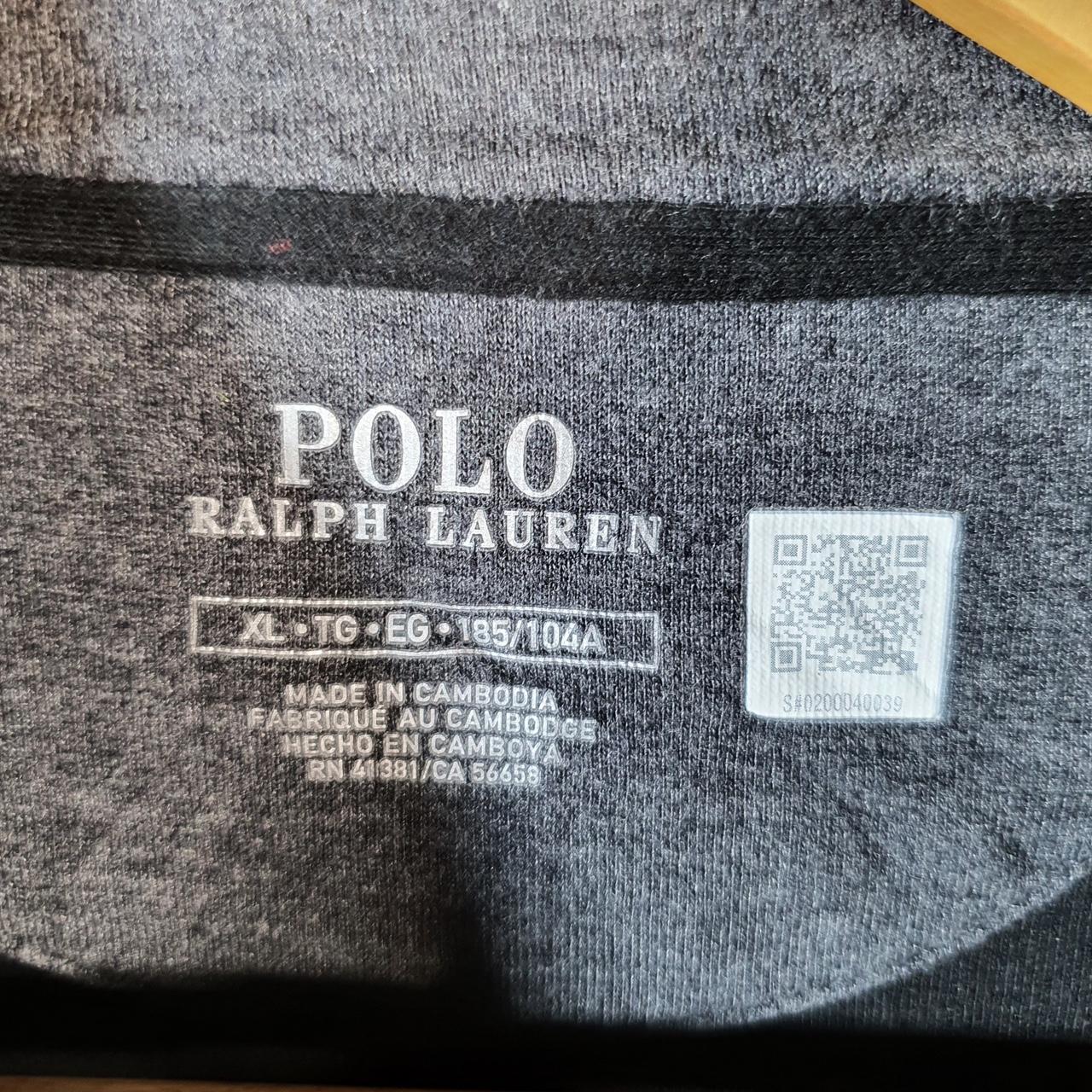 Vintage Ralph Lauren Polo Sweatshirt Men’s XL Black Cotton 1/4 Zip Pony