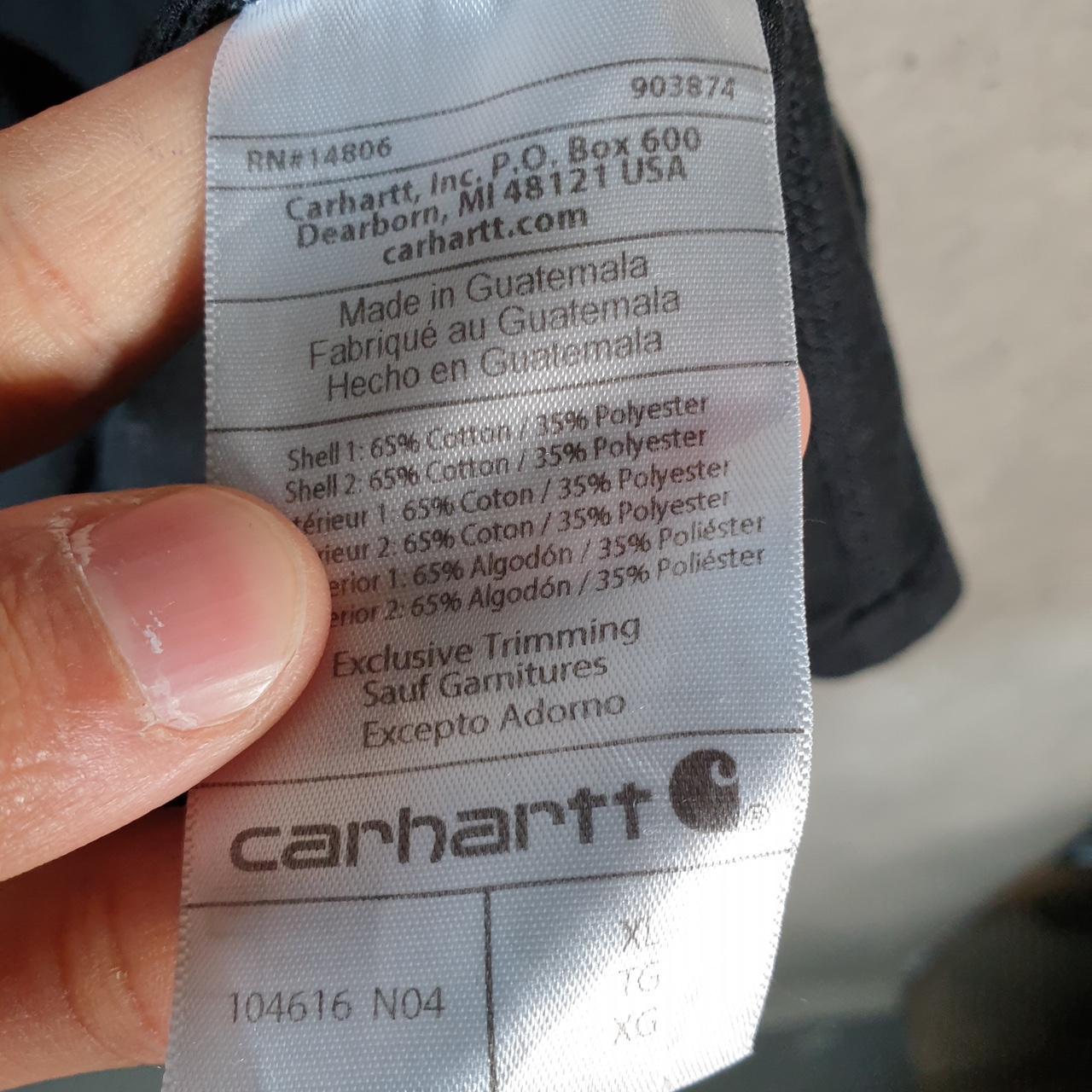 Vintage Carhartt Pocket T Shirt Men’s XL Black Workwear Chore Utility Relaxed Fit C9177