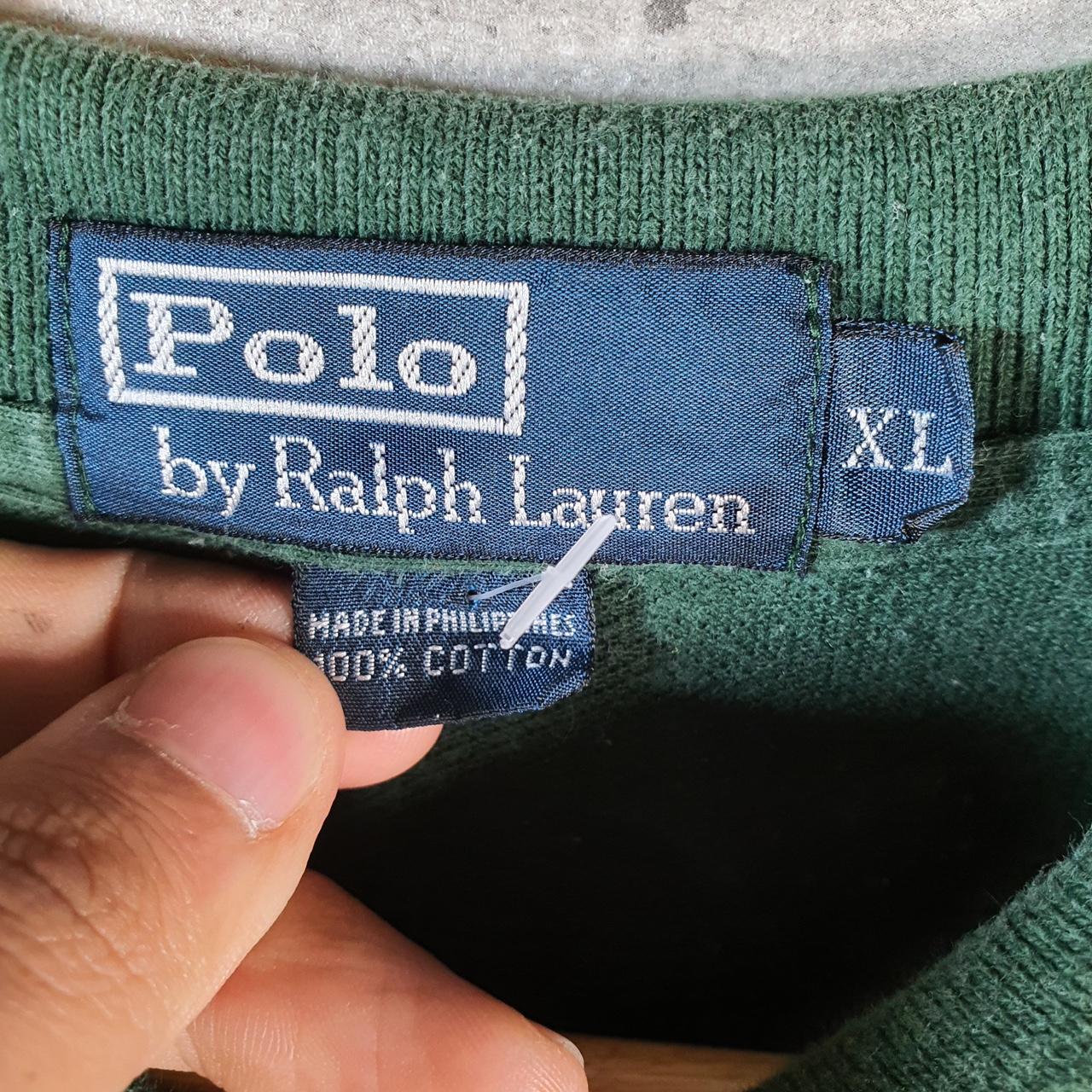 Vintage Ralph Lauren Polo Shirt Men’s XL Green Classic Fit Embroidered Pony