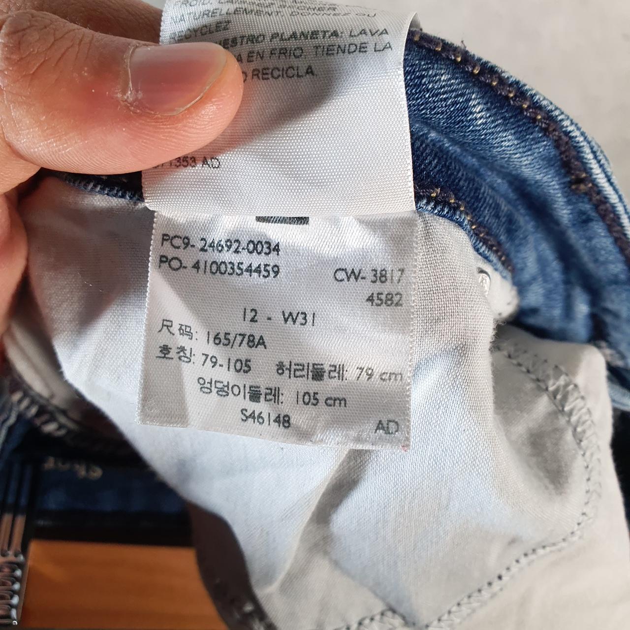 Vintage Levi’s Cut Off Baggy Shorts Jorts Cargo Womens W31 Blue Relaxed Denim