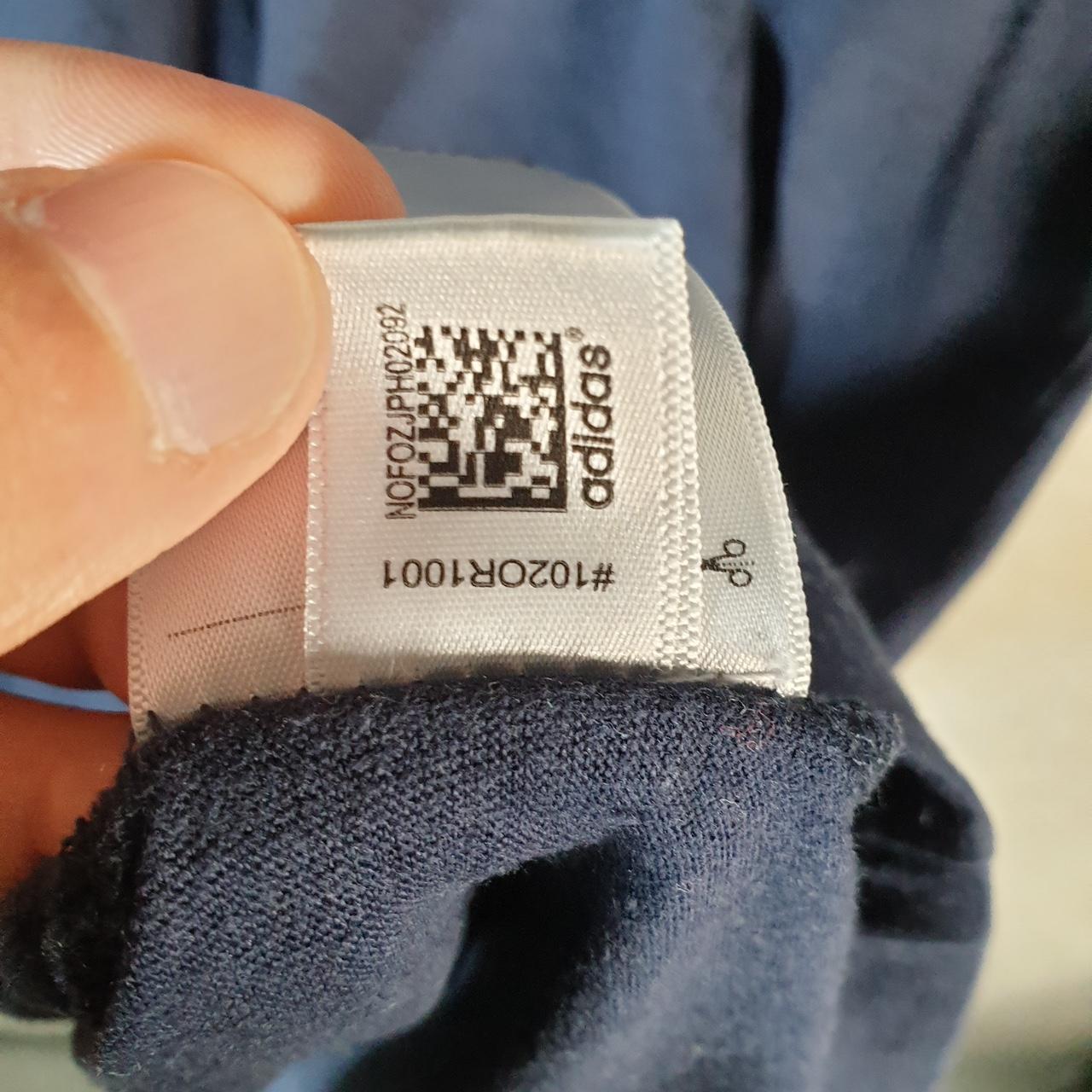 Vintage Adidas Trefoil Retro T Shirt Men’s Medium Navy Blue Three Stripes Logo Athletic