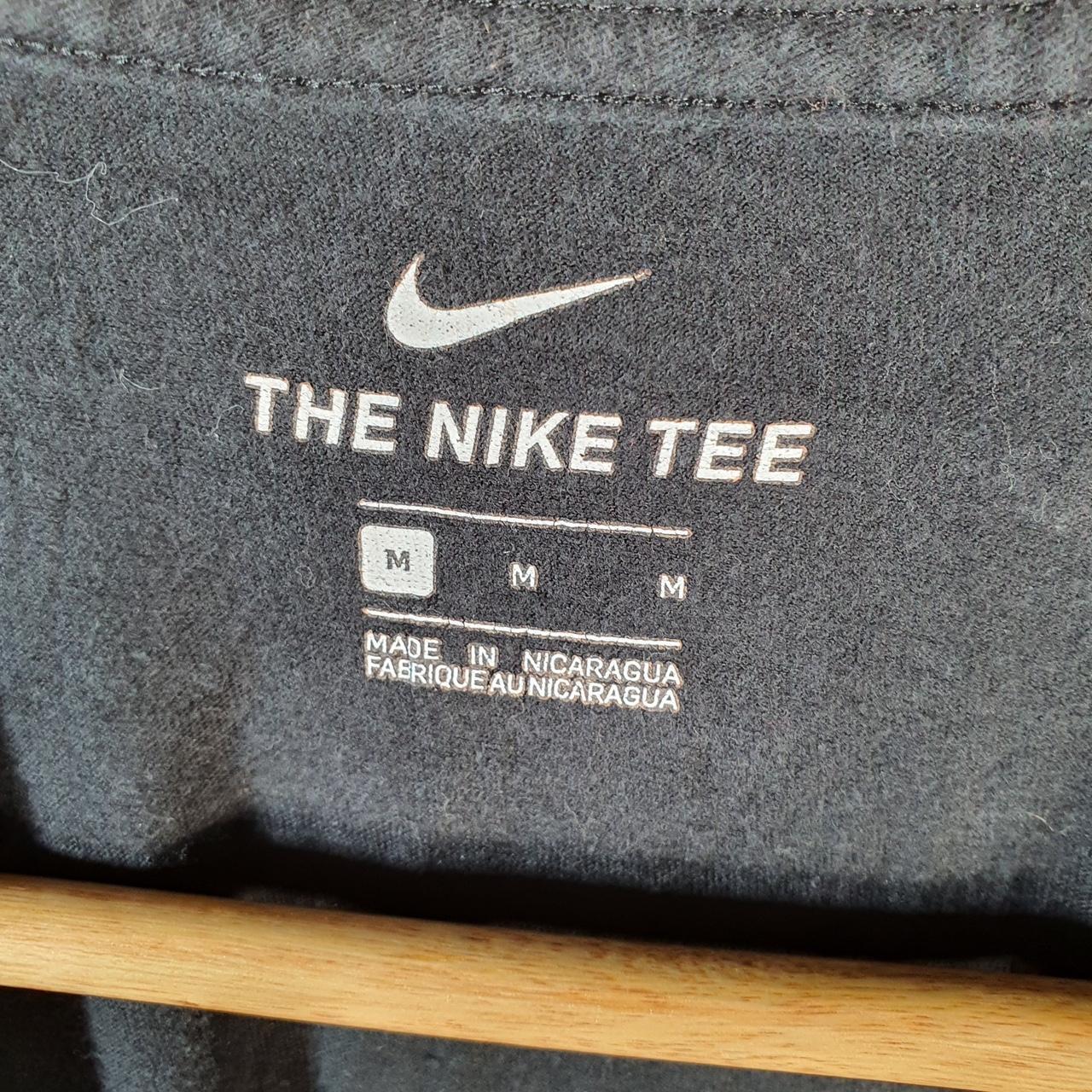 Vintage Nike 2020 Super Bowl Tamp Bay Buccaneers T Shirt Men’s Medium Black Swoosh Athletic