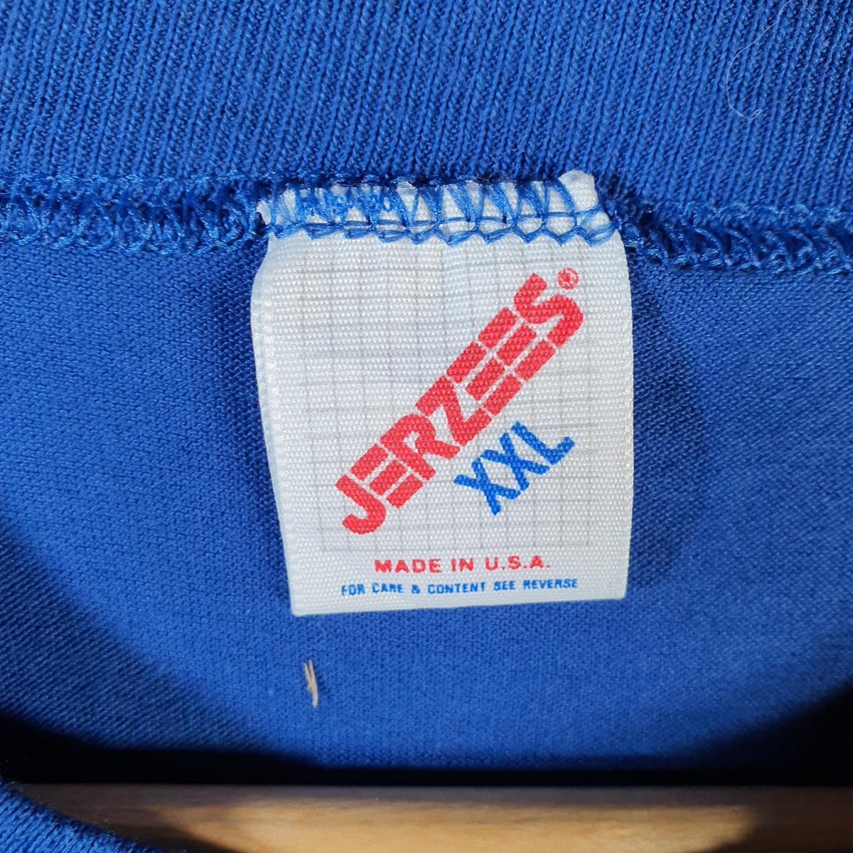 Vintage Jerzees USA 1993 Red Lake Falls Page Reunion Single Stitch T Shirt Men’s 2XL Blue Big Fish Vintage