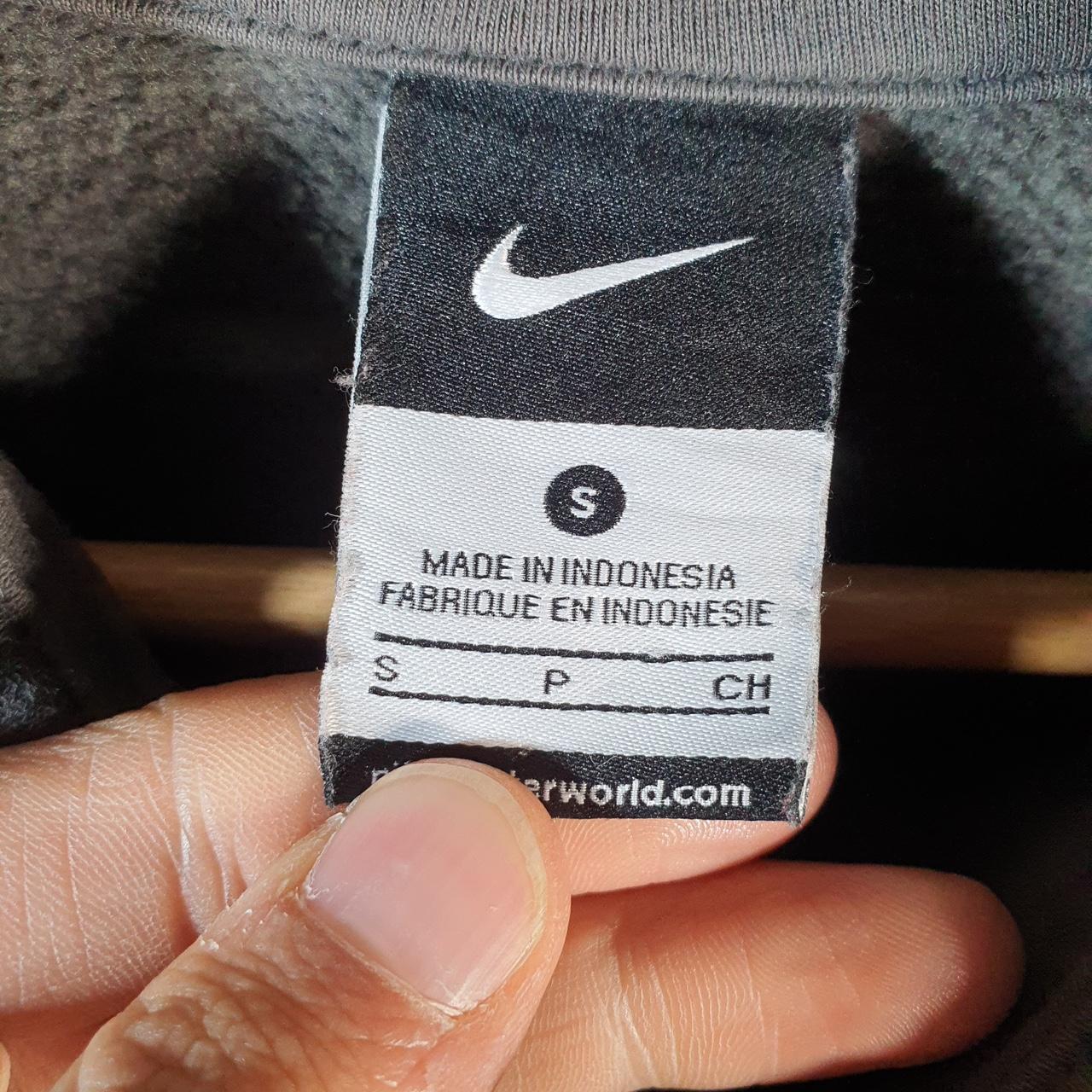 Vintage Nike Club Embroidered Hoodie Men’s Small Black 1/4 Zip Swoosh Y2K Pullover