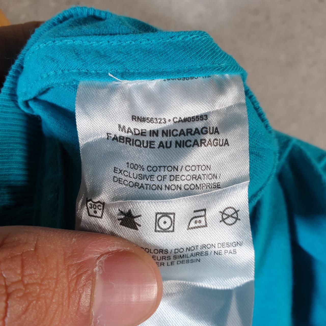 Vintage Nike T Shirt Men’s Large Blue Printed Single Swoosh Logo Athletic C8240