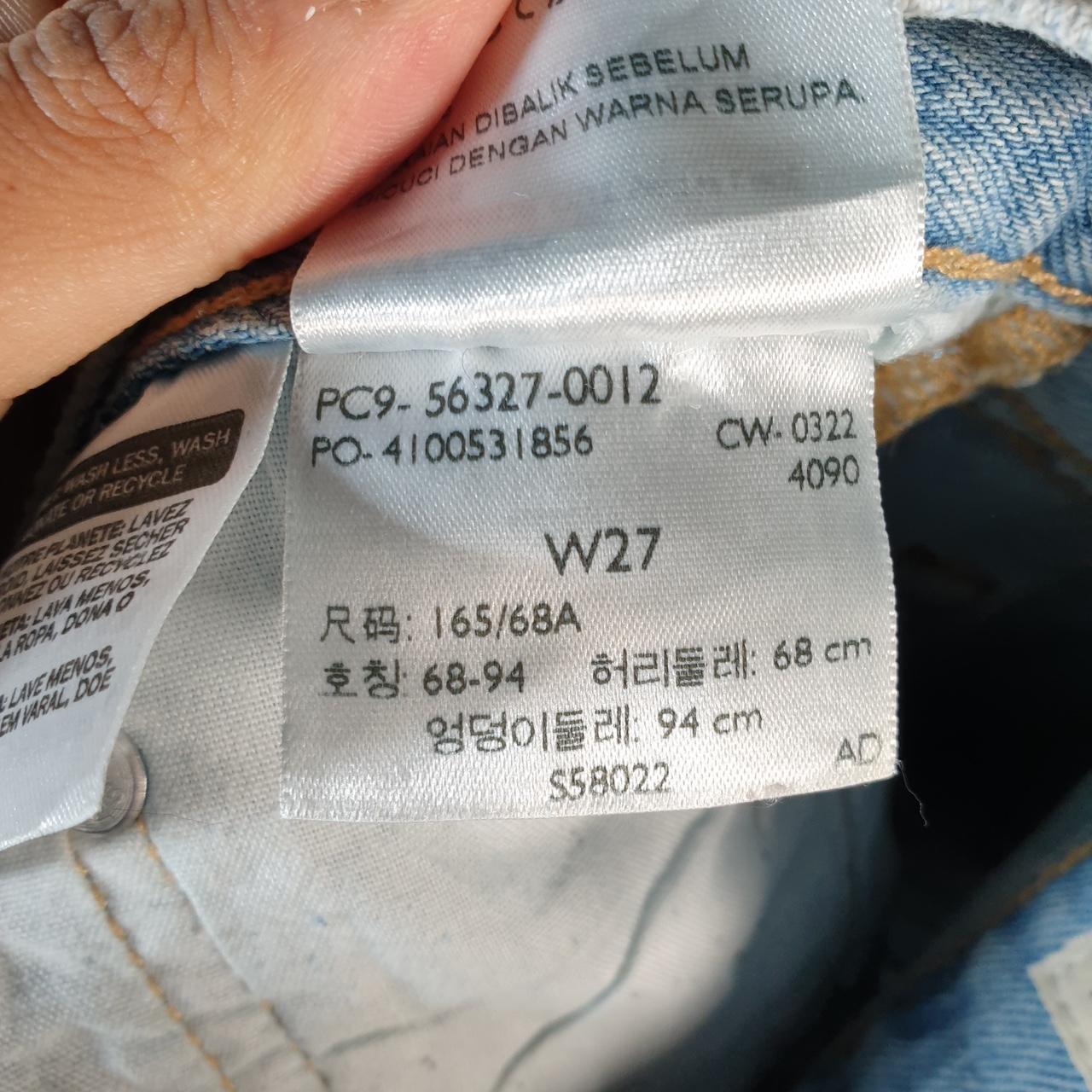 Vintage Levi’s 501 Cut Off Baggy Shorts Jorts Cargo Womens W27 Blue Relaxed Denim