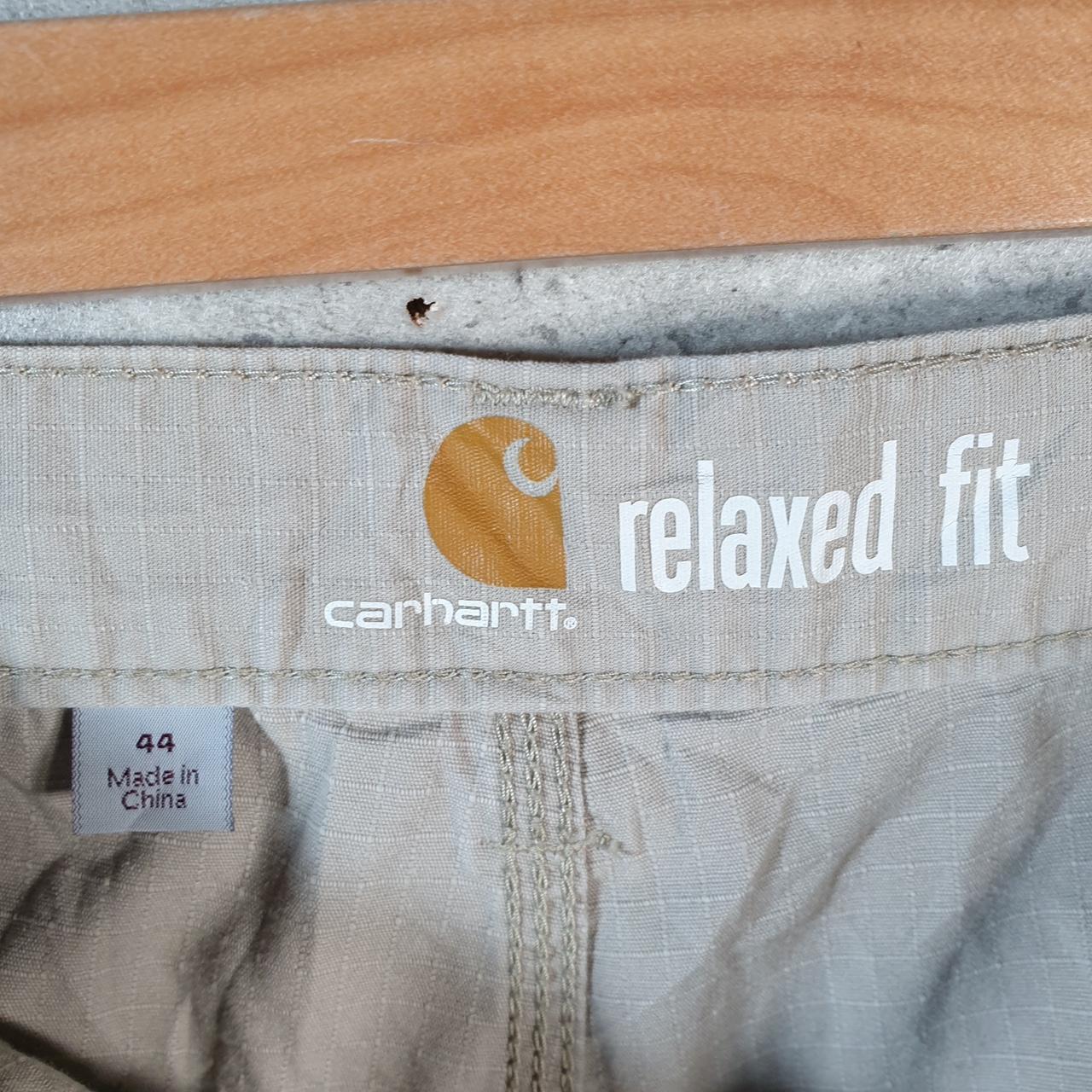 Vintage Carhartt Baggy Carpenter Shorts Jorts Cargo Men’s W44 Brown Relaxed Fit Workwear