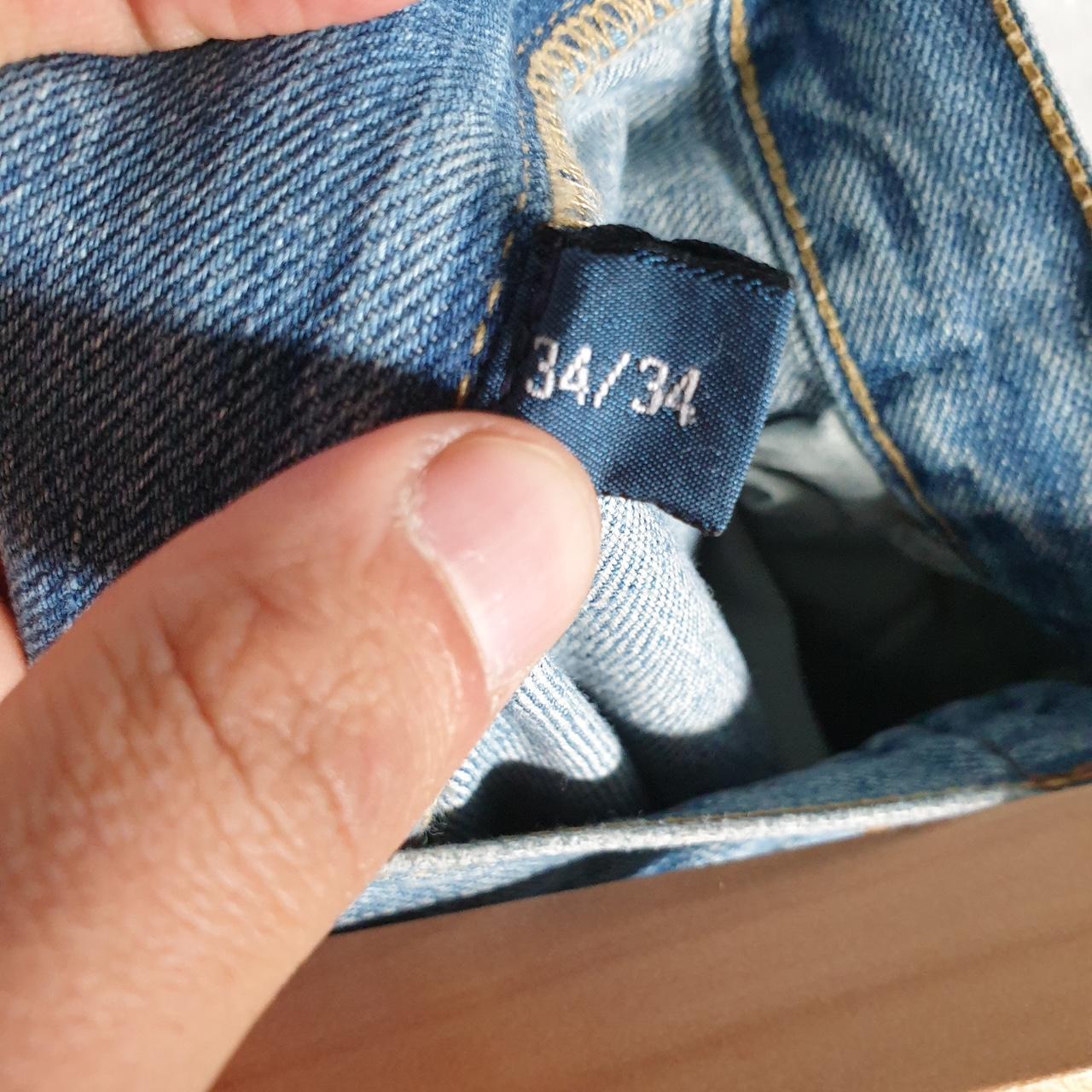 Vintage Ralph Lauren Polo Shorts Jorts Denim Jean Cargo Men’s W34 Blue Baggy Cotton