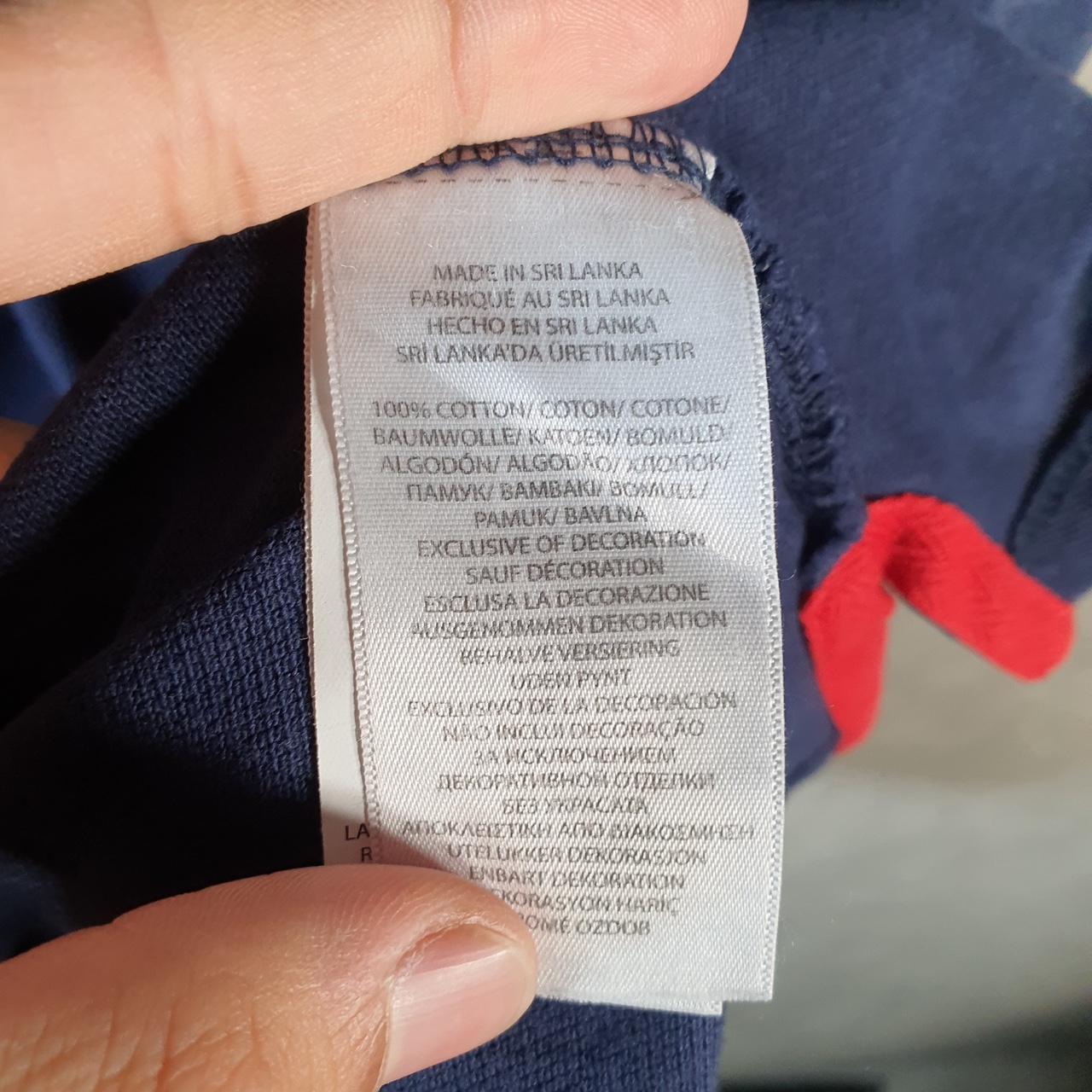 Vintage Ralph Lauren Polo USA Flags Shirt Men’s Medium Navy Blue Golf Cotton Pony