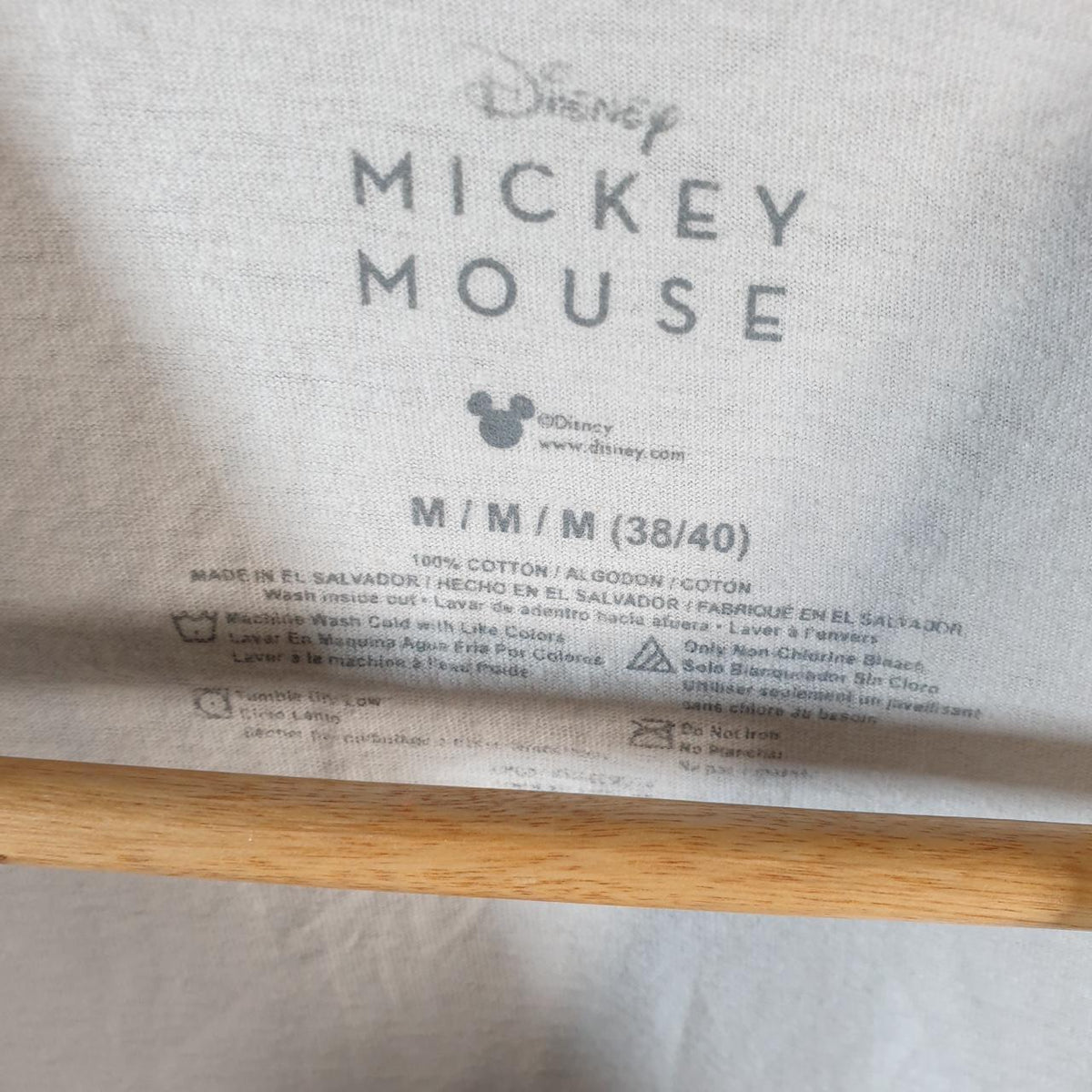 Vintage Disney Land Mickey Mouse T Shirt Men’s Medium White Cartoon