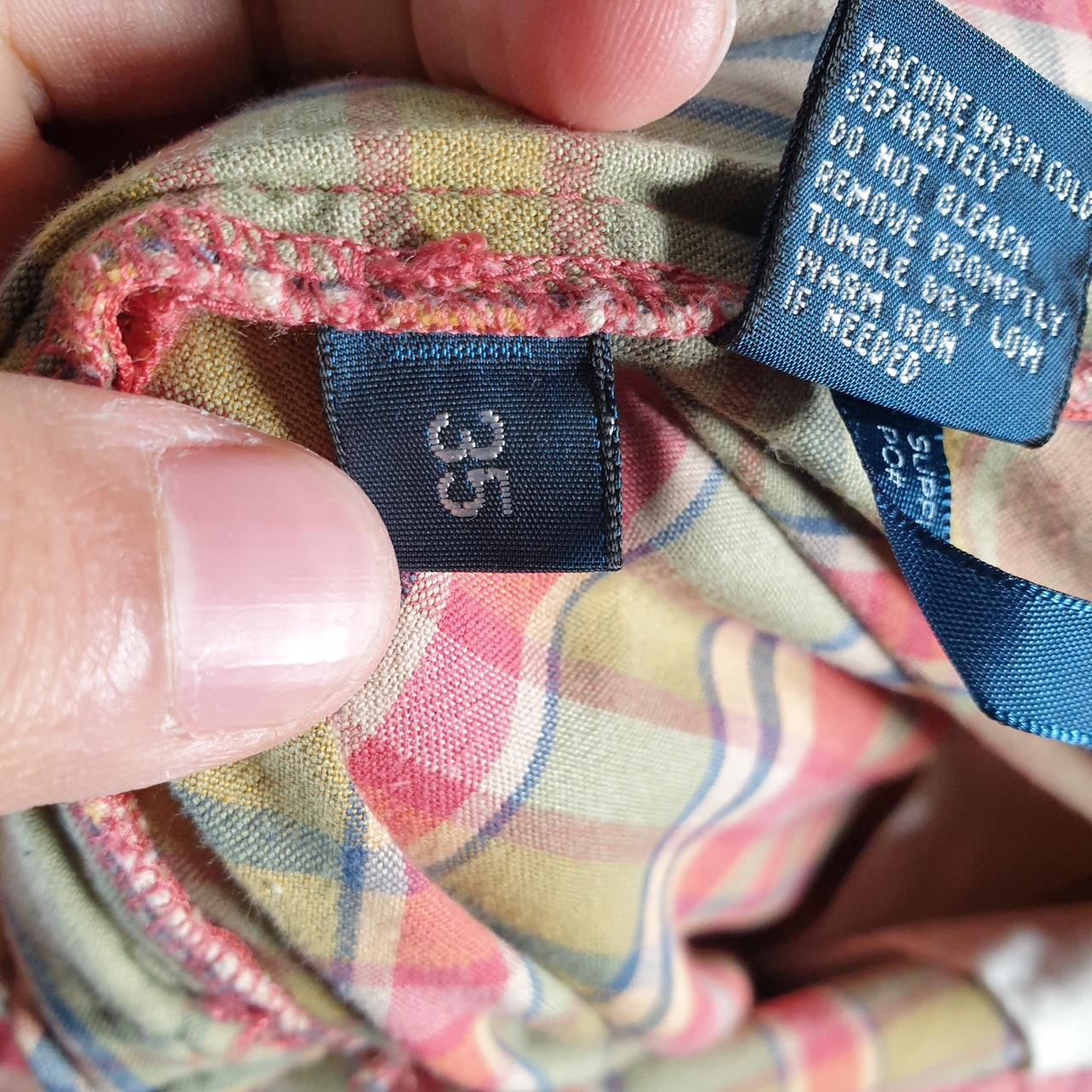 Vintage Ralph Lauren Polo Shorts Jorts Chino Cargo Men’s W35 Checkered Baggy Cotton A4340