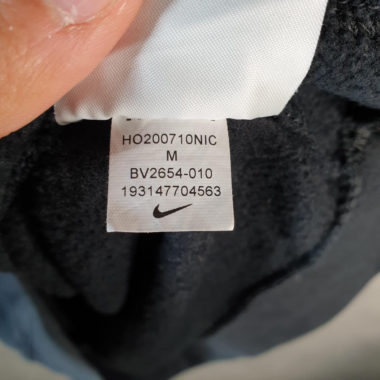 Vintage Nike Club Embroidered Hoodie Men’s Medium Black Swoosh Y2K Pullover